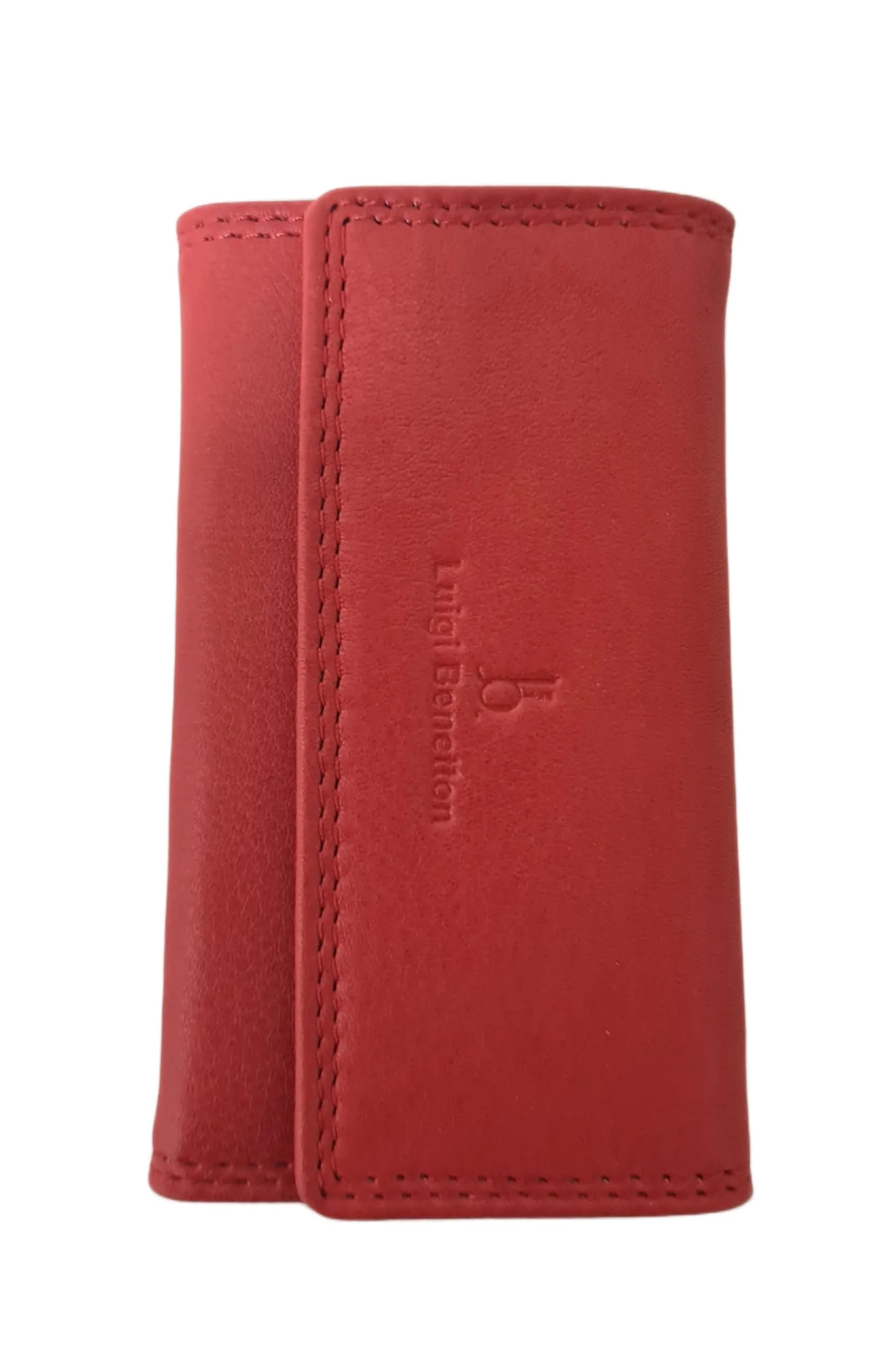 Luigi Benetton Portachiavi Vera Pelle Uomo Donna Chiavi Lunghe 8 Ganci Dimensione 13x6x2 Art. 3004/3104 (ROSSO 3104) - immagine 6