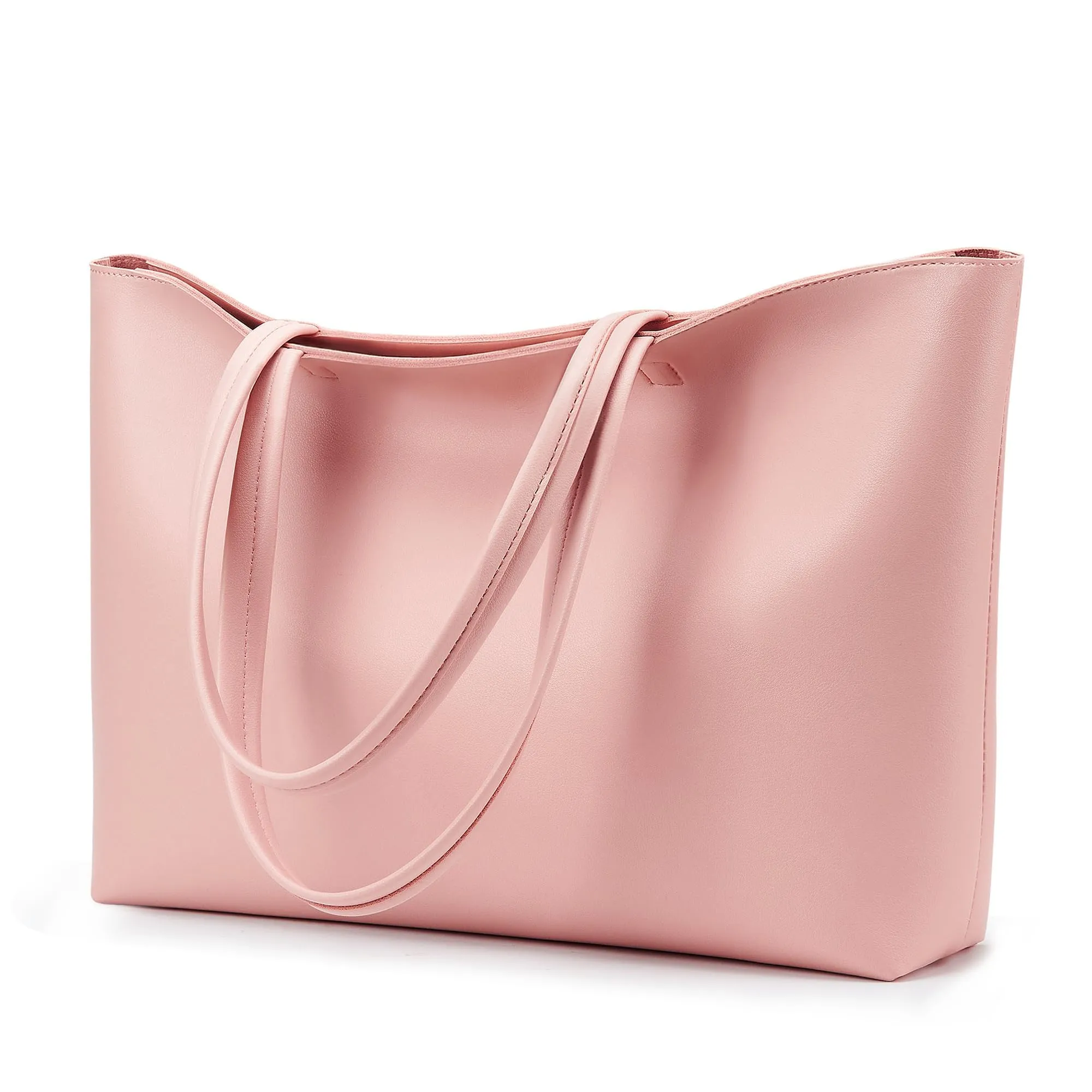 KALIDI Borsa Tote Borse da Donna Borsa a Spalla Grande con Cerniera Impermeabile PU Borse Tote da Donna per Lavoro Scuola Viaggio Uso Quotidiano, Large - immagine 1