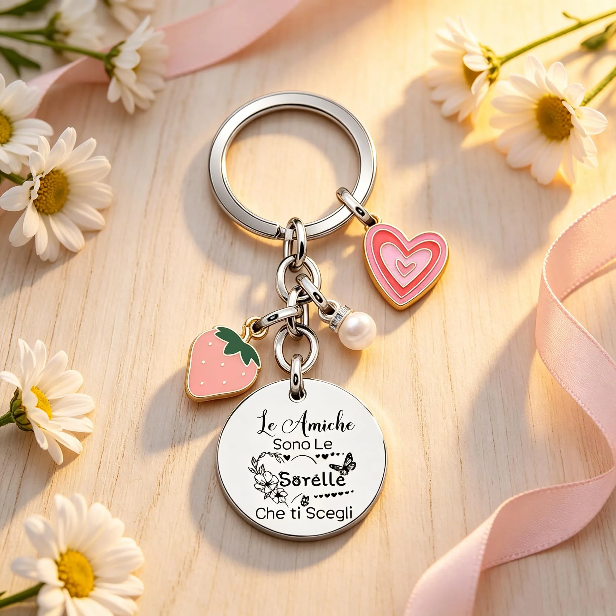 Portachiavi Regalo Amica Speciale,Regalo Migliore Amica,Natale Regalo Portachiavi Amicizia,Idee Regalo Amici,Regalo Sorella Amici Collega Donna Colleghe Natale Regalo,Regali Da Fare Alla Sorella (4) - immagine 3