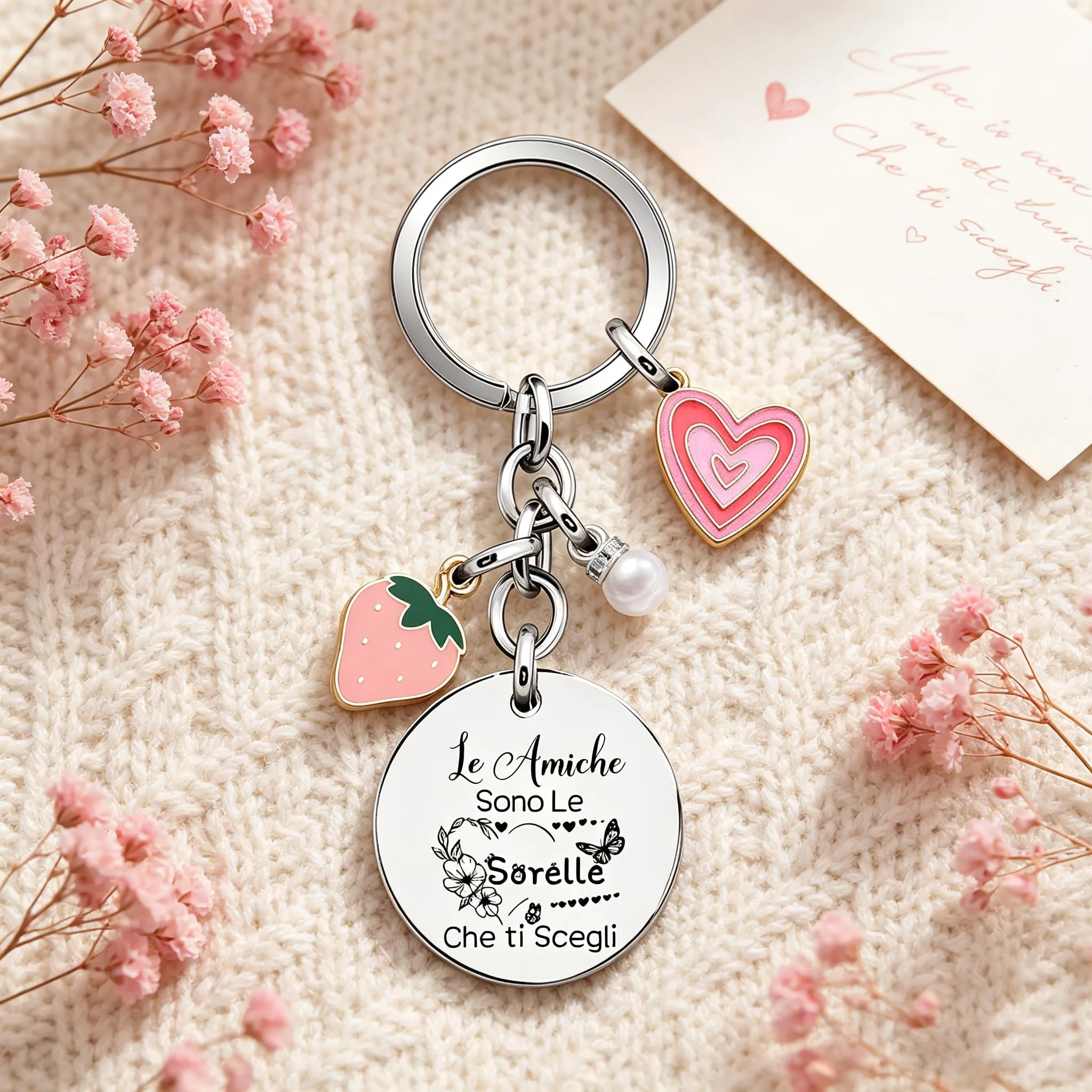Portachiavi Regalo Amica Speciale,Regalo Migliore Amica,Natale Regalo Portachiavi Amicizia,Idee Regalo Amici,Regalo Sorella Amici Collega Donna Colleghe Natale Regalo,Regali Da Fare Alla Sorella (4) - immagine 4