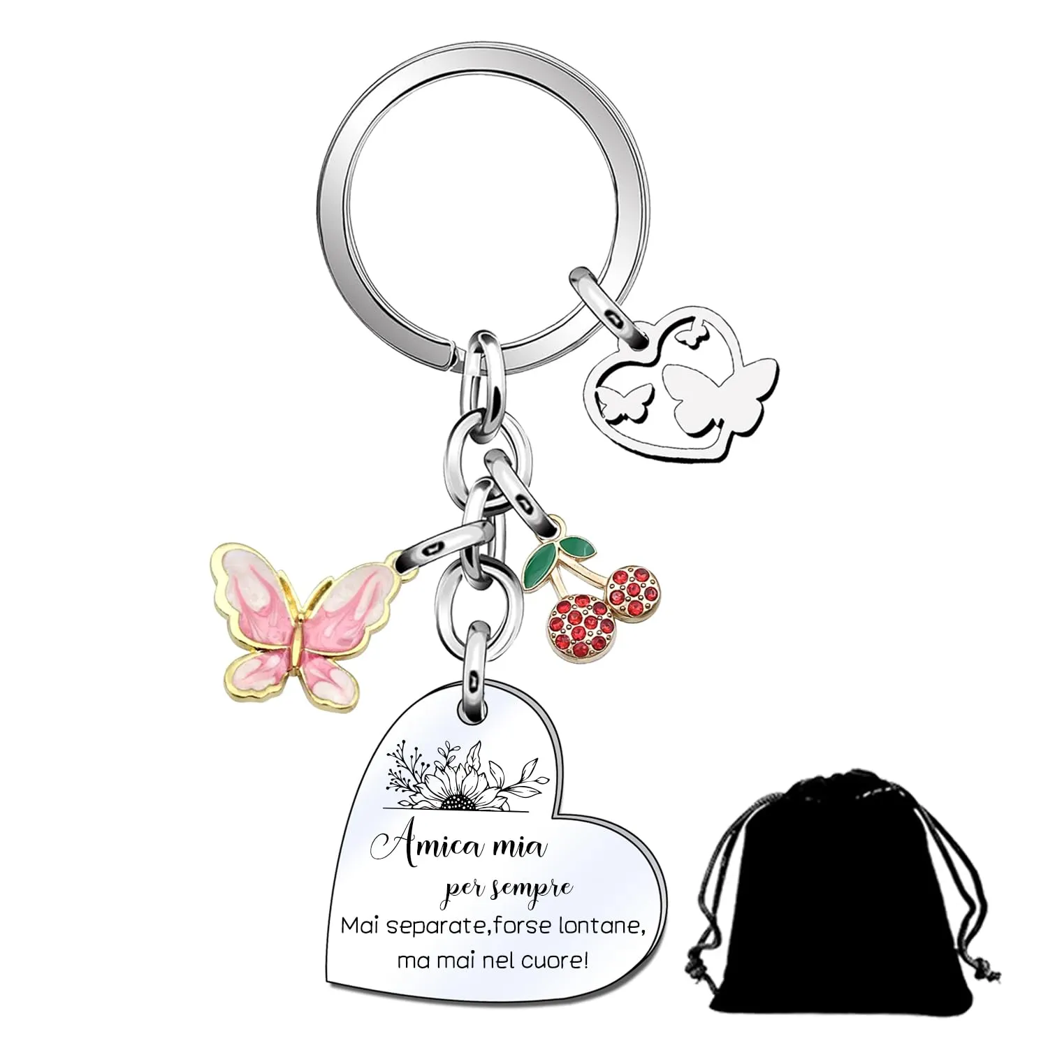 Portachiavi Regalo Amica Speciale,Regalo Migliore Amica,Natale Regalo Portachiavi Amicizia,Idee Regalo Amici,Regalo Sorella Amici Collega Donna Colleghe Natale Regalo,Regali Da Fare Alla Sorella (5) - immagine 1