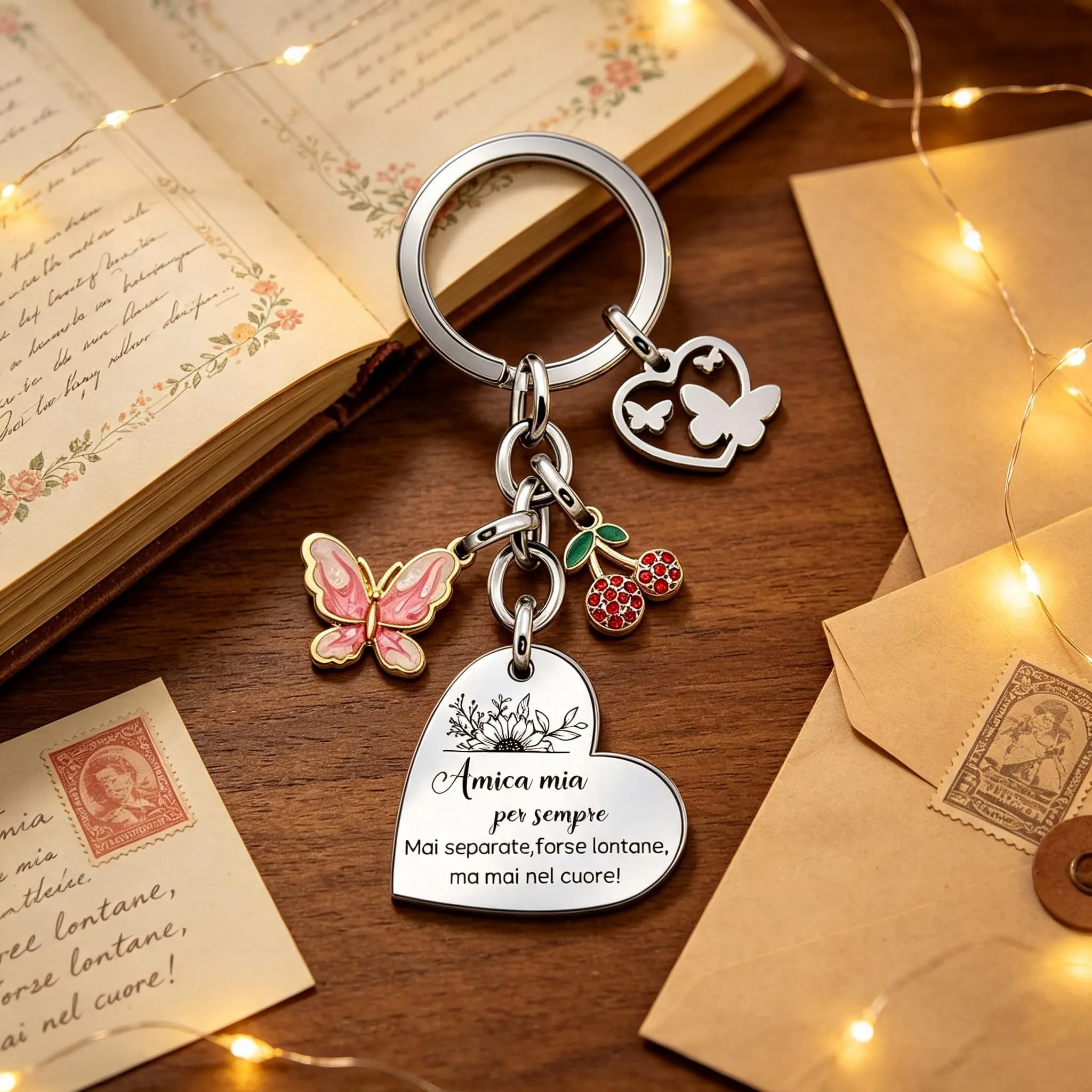 Portachiavi Regalo Amica Speciale,Regalo Migliore Amica,Natale Regalo Portachiavi Amicizia,Idee Regalo Amici,Regalo Sorella Amici Collega Donna Colleghe Natale Regalo,Regali Da Fare Alla Sorella (5) - immagine 3