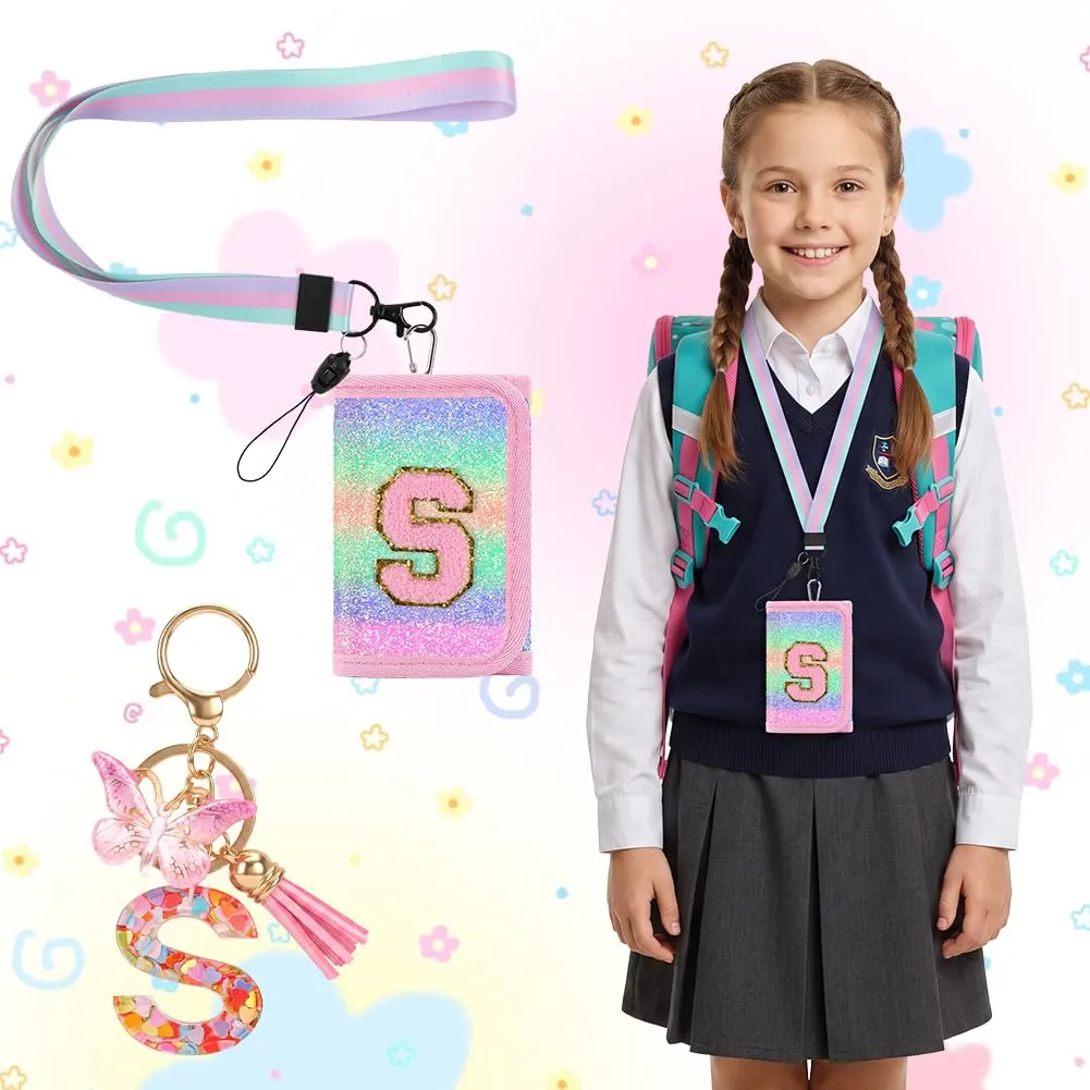 OSDUE Portafoglio Bambini, Portamonete Tre Ante, con Cinghie, Portachiavi S - immagine 6