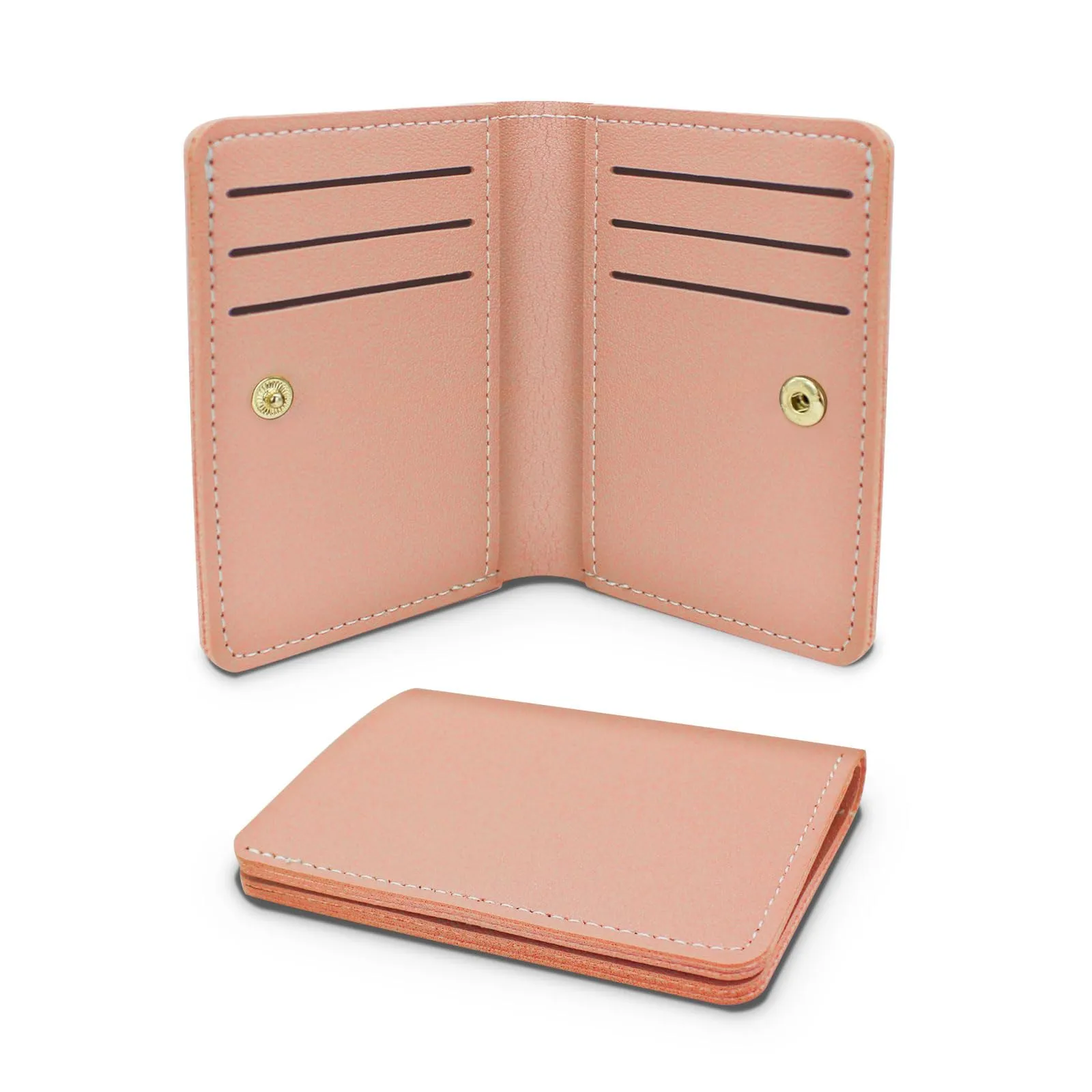 AfitLulu Piccolo Portafoglio Donna Ultra Sottile Portacarte Donna (Rosa) - immagine 1