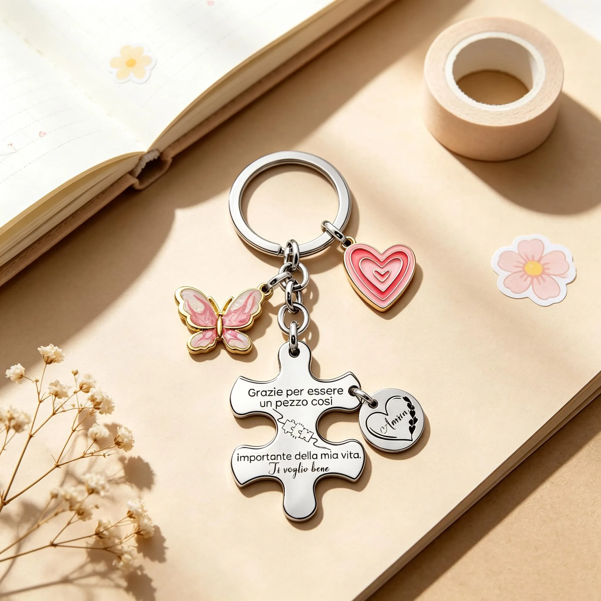 Portachiavi Regalo Amica Speciale,Regalo Migliore Amica,Natale Regalo Portachiavi Amicizia,Idee Regalo Amici,Regalo Sorella Amici Collega Donna Colleghe Natale Regalo,Regali Da Fare Alla Sorella (7) - immagine 4