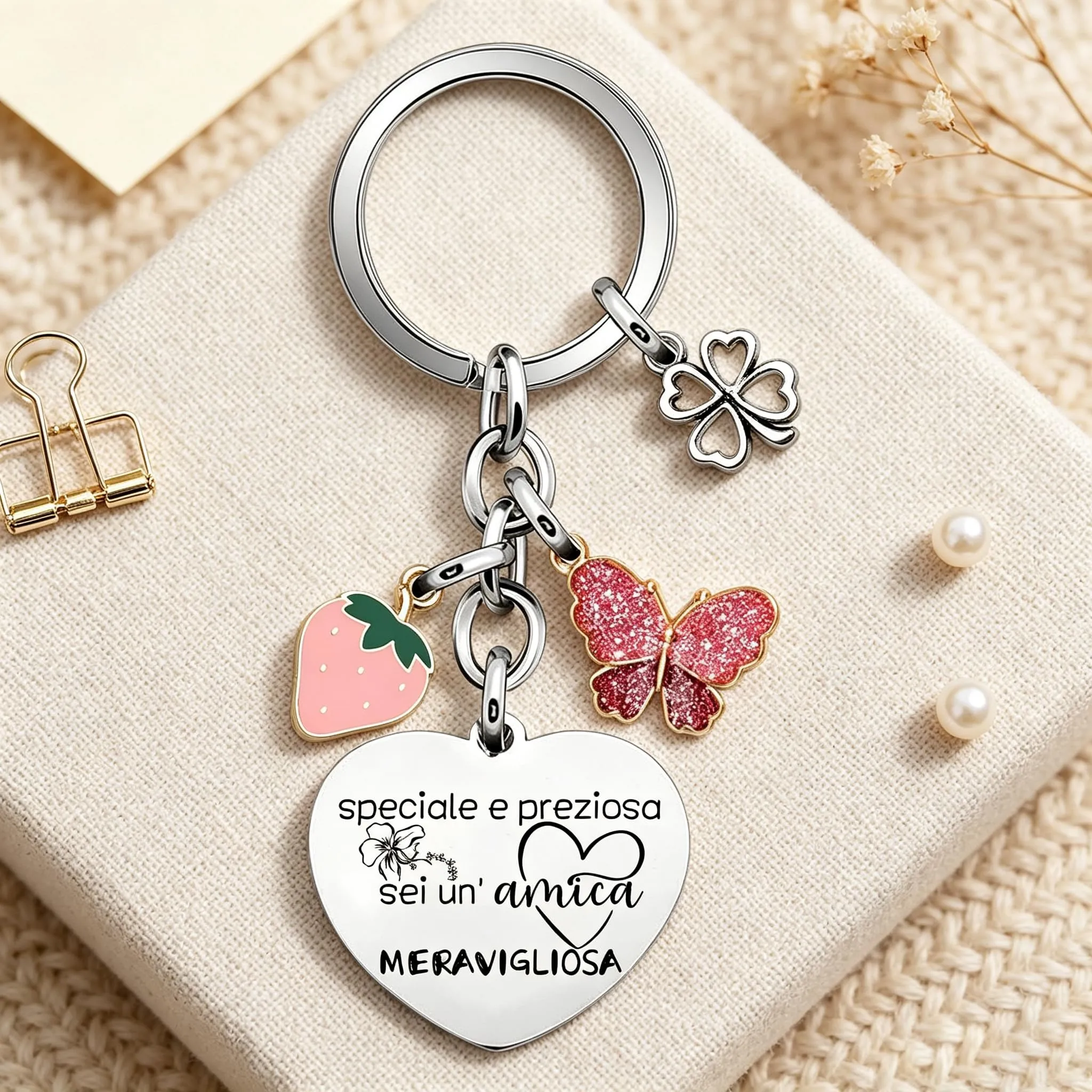 Portachiavi Regalo Amica Speciale,Regalo Migliore Amica,Natale Regalo Portachiavi Amicizia,Idee Regalo Amici,Regalo Sorella Amici Collega Donna Colleghe Natale Regalo,Regali Da Fare Alla Sorella (8) - immagine 3