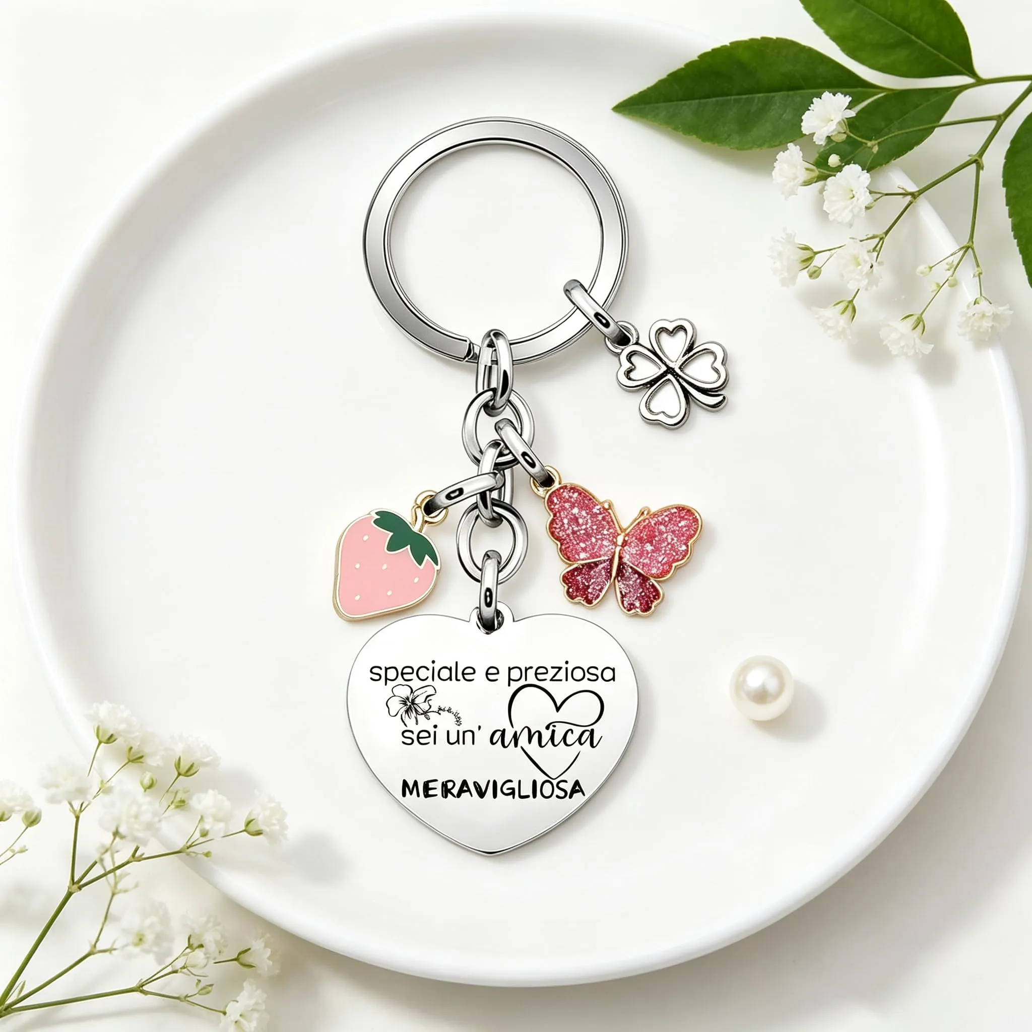 Portachiavi Regalo Amica Speciale,Regalo Migliore Amica,Natale Regalo Portachiavi Amicizia,Idee Regalo Amici,Regalo Sorella Amici Collega Donna Colleghe Natale Regalo,Regali Da Fare Alla Sorella (8) - immagine 4