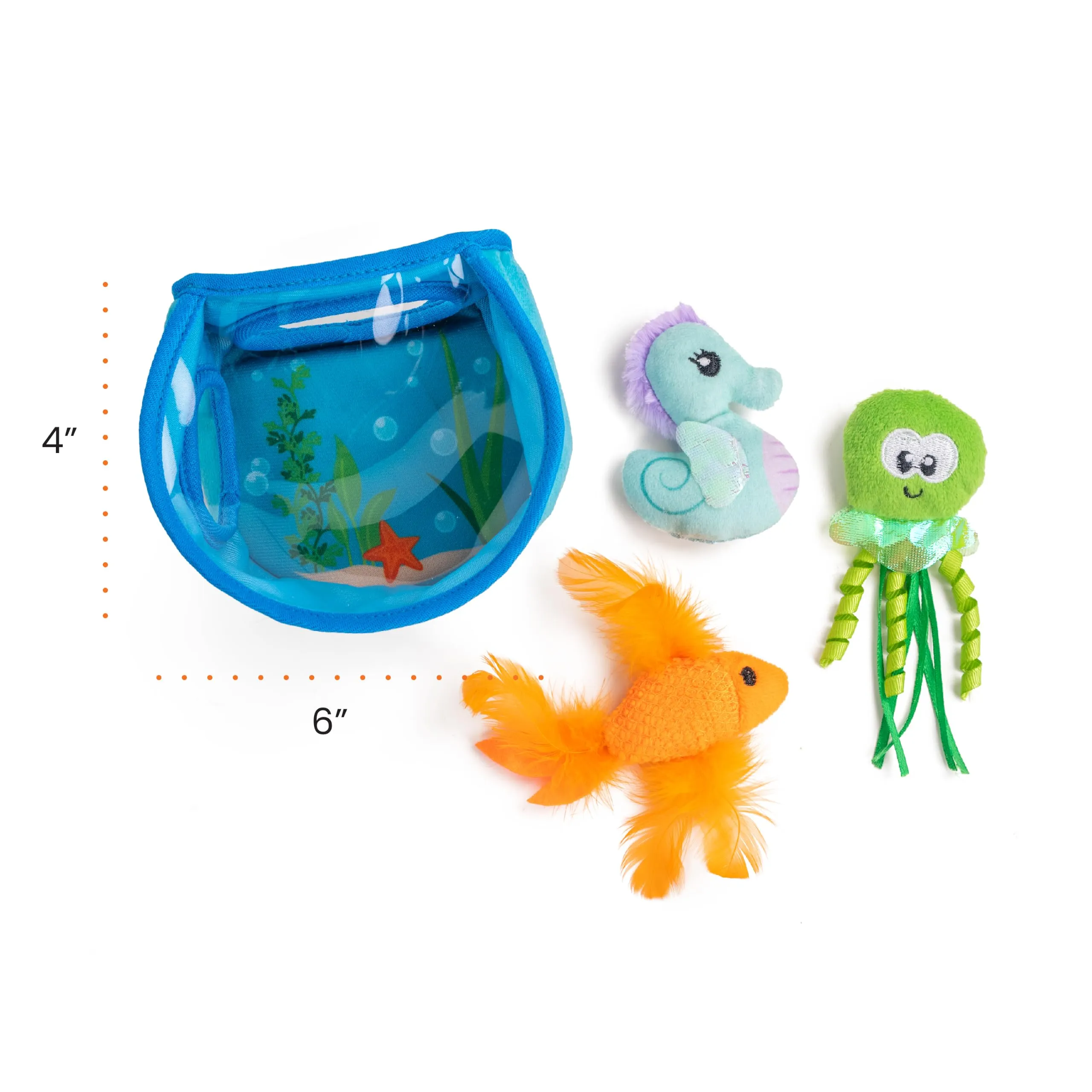 Catstages Hide & Seek Fish Bowl Interactive Cat Puzzle Toy - immagine 9