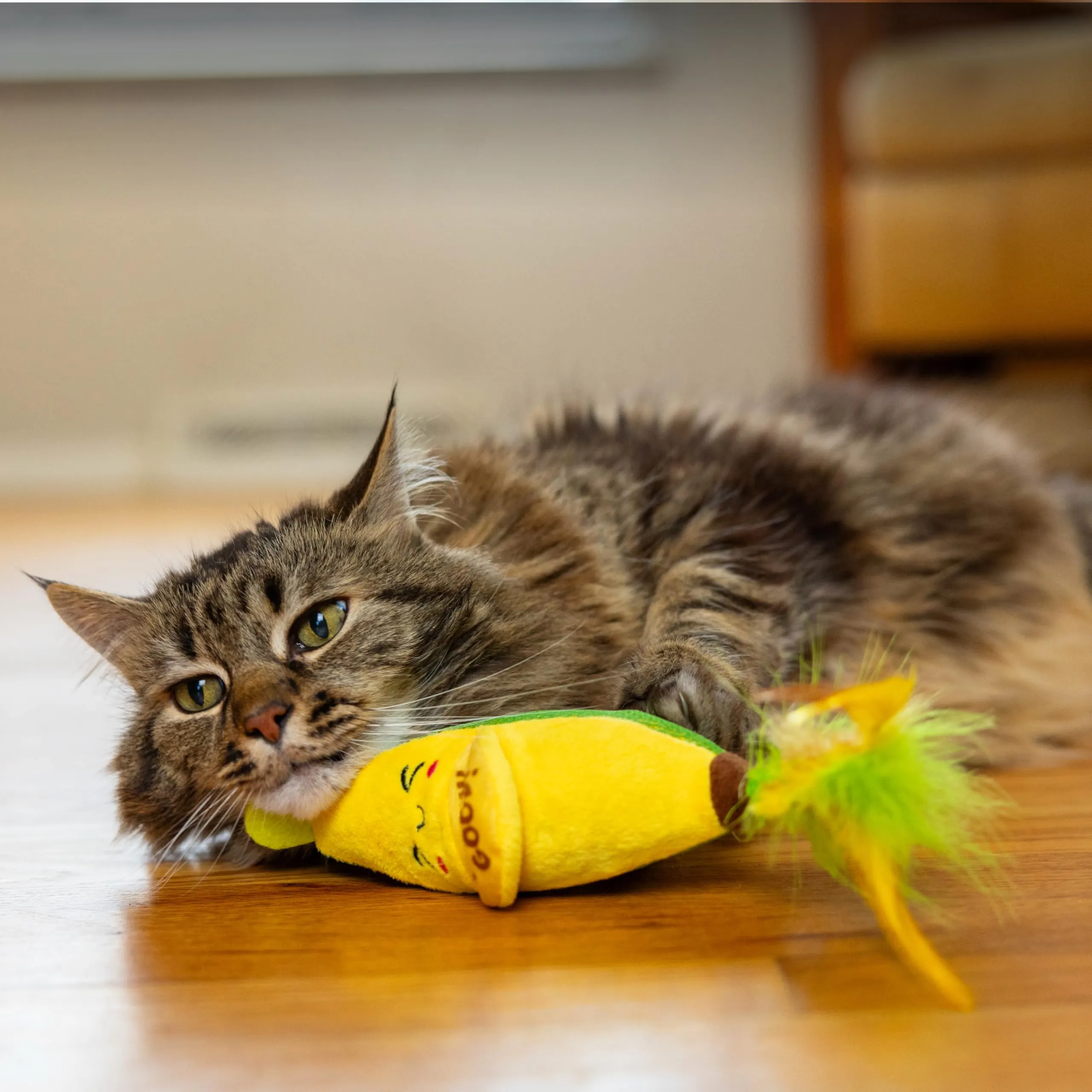 Catstages Kicker Peelin' Good Banana Dental Cat Toy with Catnip - immagine 8