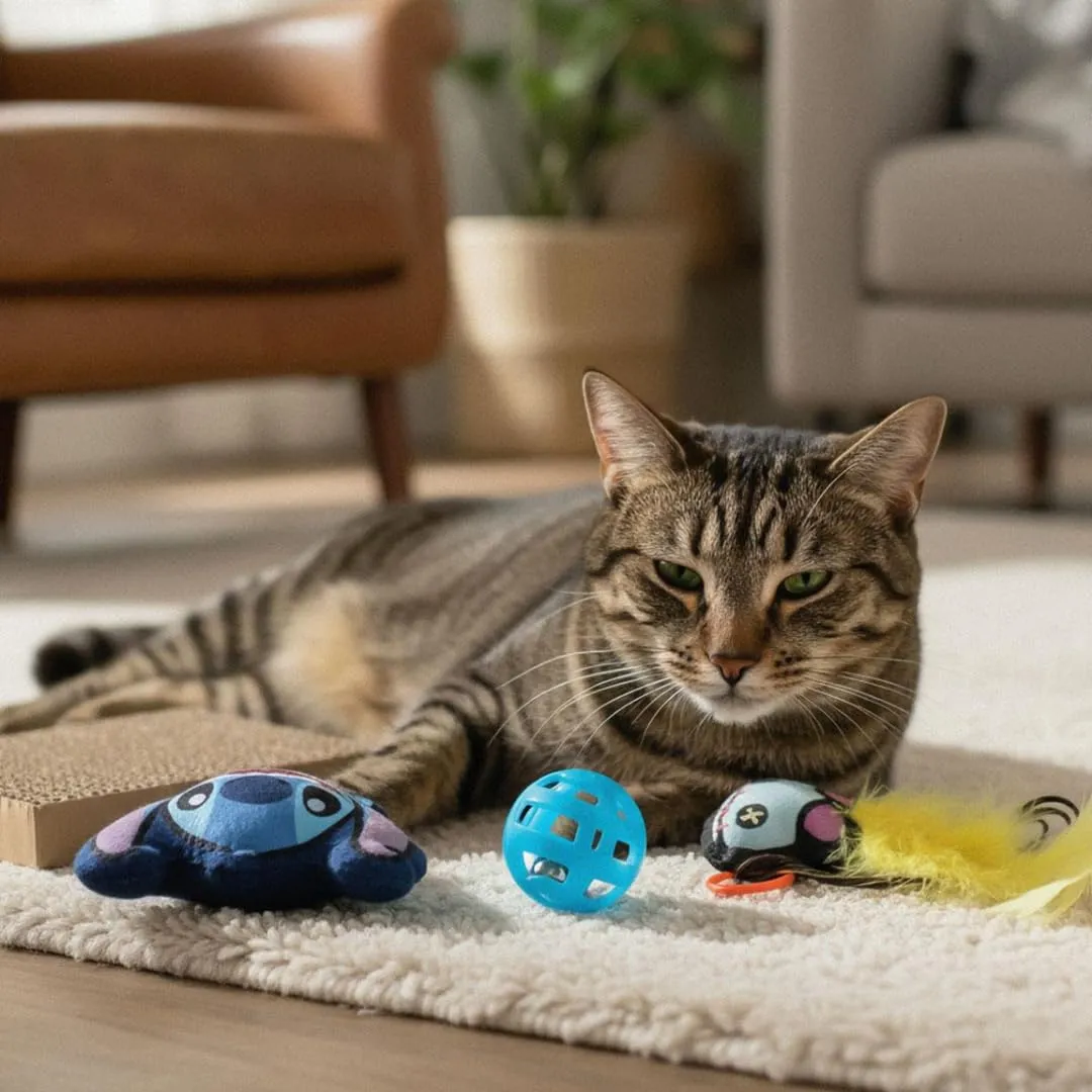 CERDA LIFE'S LITTLE MOMENTS Giochi per Gatti con Catnip Stitch 4 pz - immagine 7