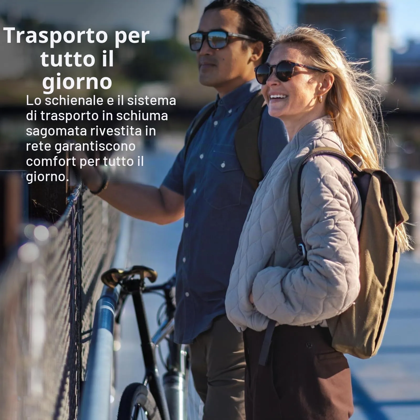 Osprey Arcane Flap Pack - Lifestyle urbano quotidiano - Tessuto riciclato - Earl Grey/Sandy Grey Heather O/S - immagine 5