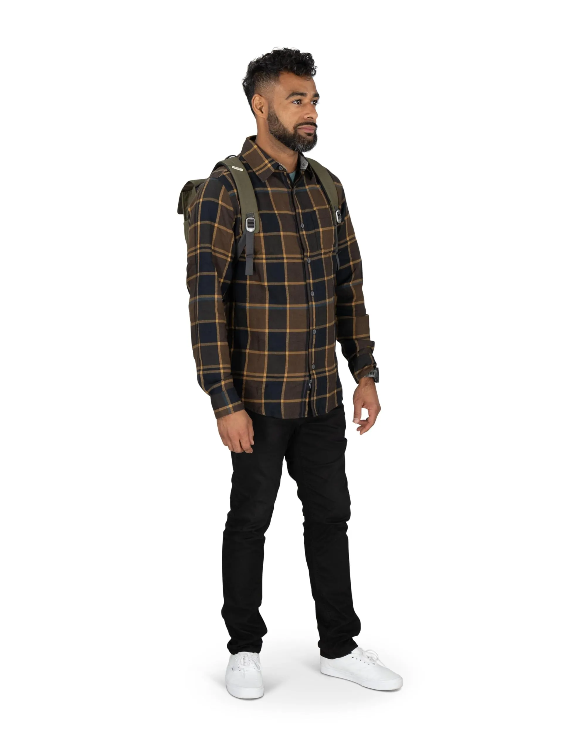 Osprey Arcane Flap Pack - Lifestyle urbano quotidiano - Tessuto riciclato - Earl Grey/Sandy Grey Heather O/S - immagine 9