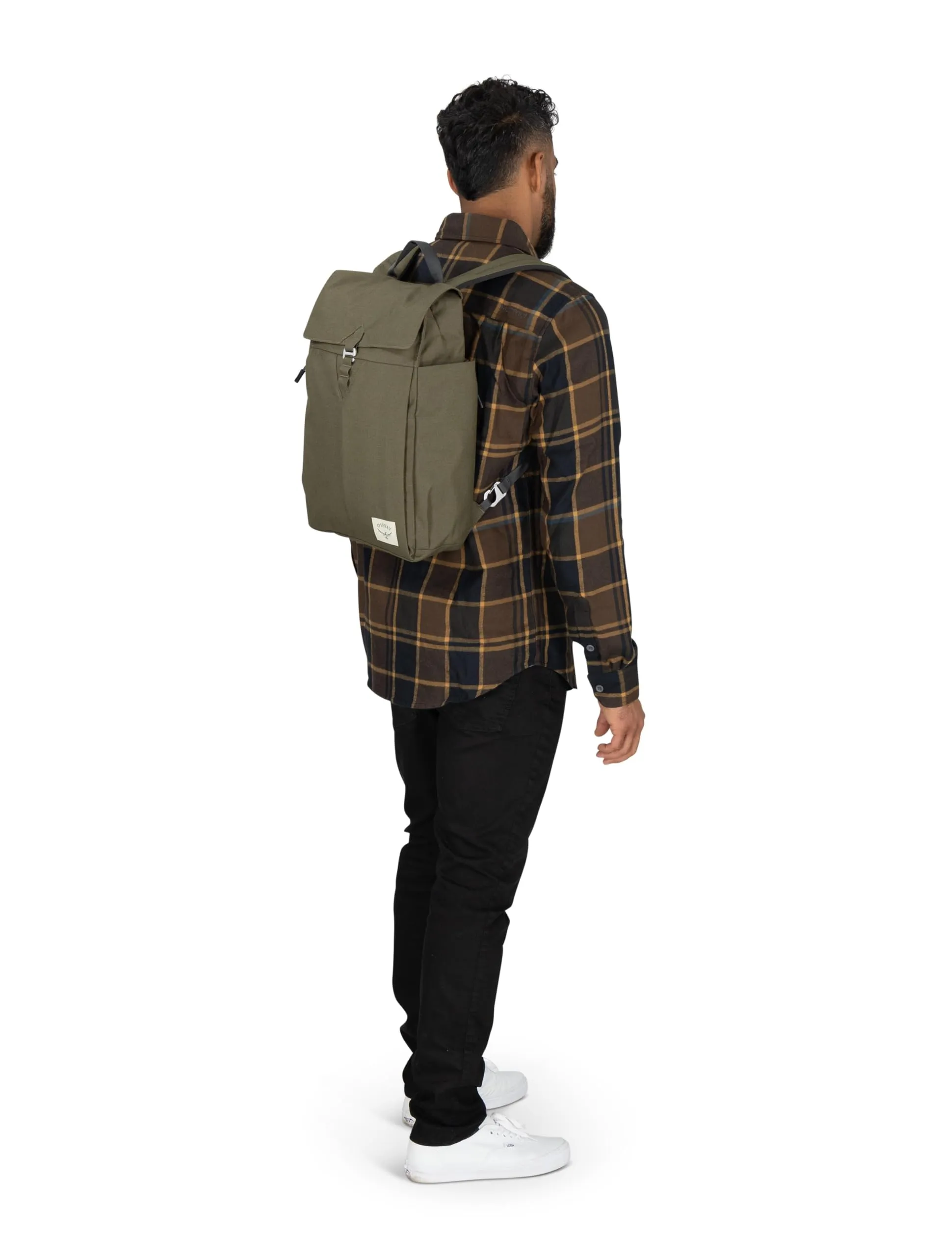 Osprey Arcane Flap Pack - Lifestyle urbano quotidiano - Tessuto riciclato - Earl Grey/Sandy Grey Heather O/S - immagine 10