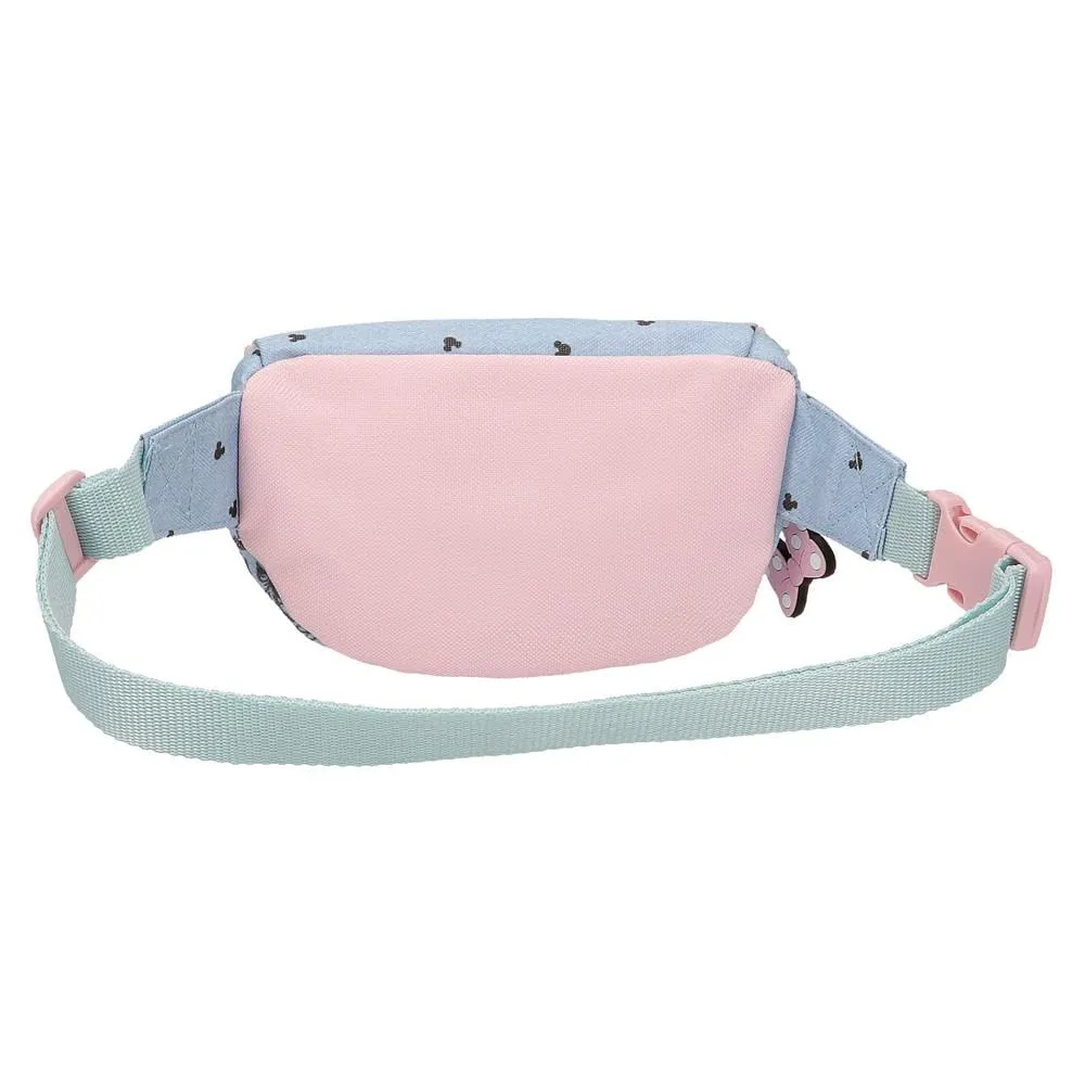 Disney Joumma Bags Minnie American Darling Custodie, tracolla, blu e rosa, organizzare e trasportare le matite e le penne, vari scomparti., blu, Taglia unica, Marsupio - immagine 2