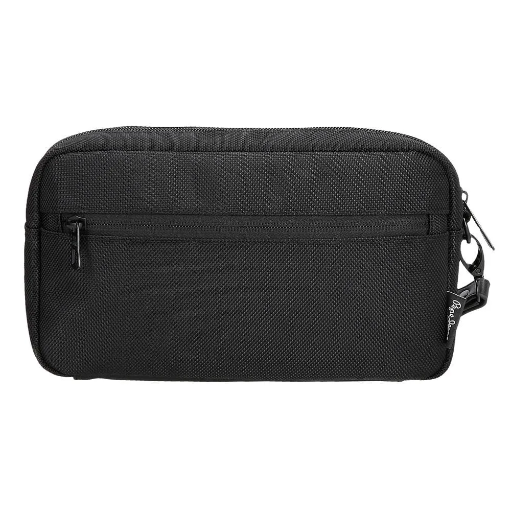 Pepe Jeans Blackmore Borsa a Mano Nero 24,5 x 15 x 6 cm Poliestere con dettagli in pelle sintetica 2,21L by Joumma Bags, Nero, Taglia unica, Borsa a mano - immagine 3