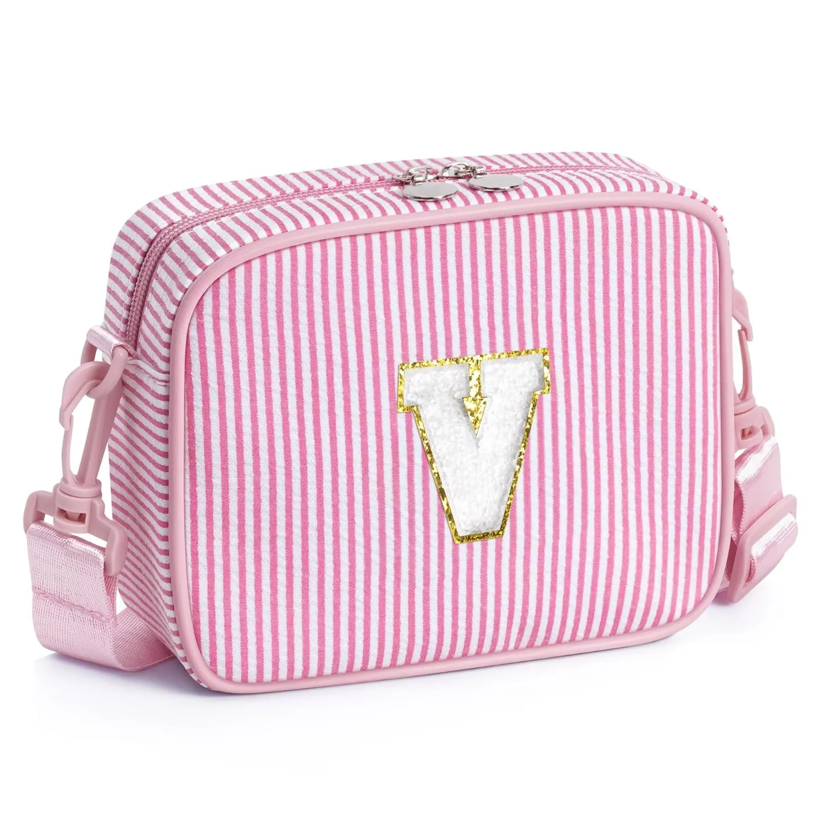 YOOLIFE Borsa a tracolla per bambina, borsa da cintura, borsa da cintura, borsa - regali per ragazze e bambini, Colore: rosa., V - immagine 1