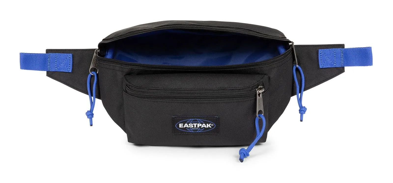 Eastpak Marsupio per cani — Marsupio leggero con scomparti sicuri con cerniera, cintura regolabile, capacità 4 L, 18 x 27 x 9 cm - Kontrast nero blu - immagine 3