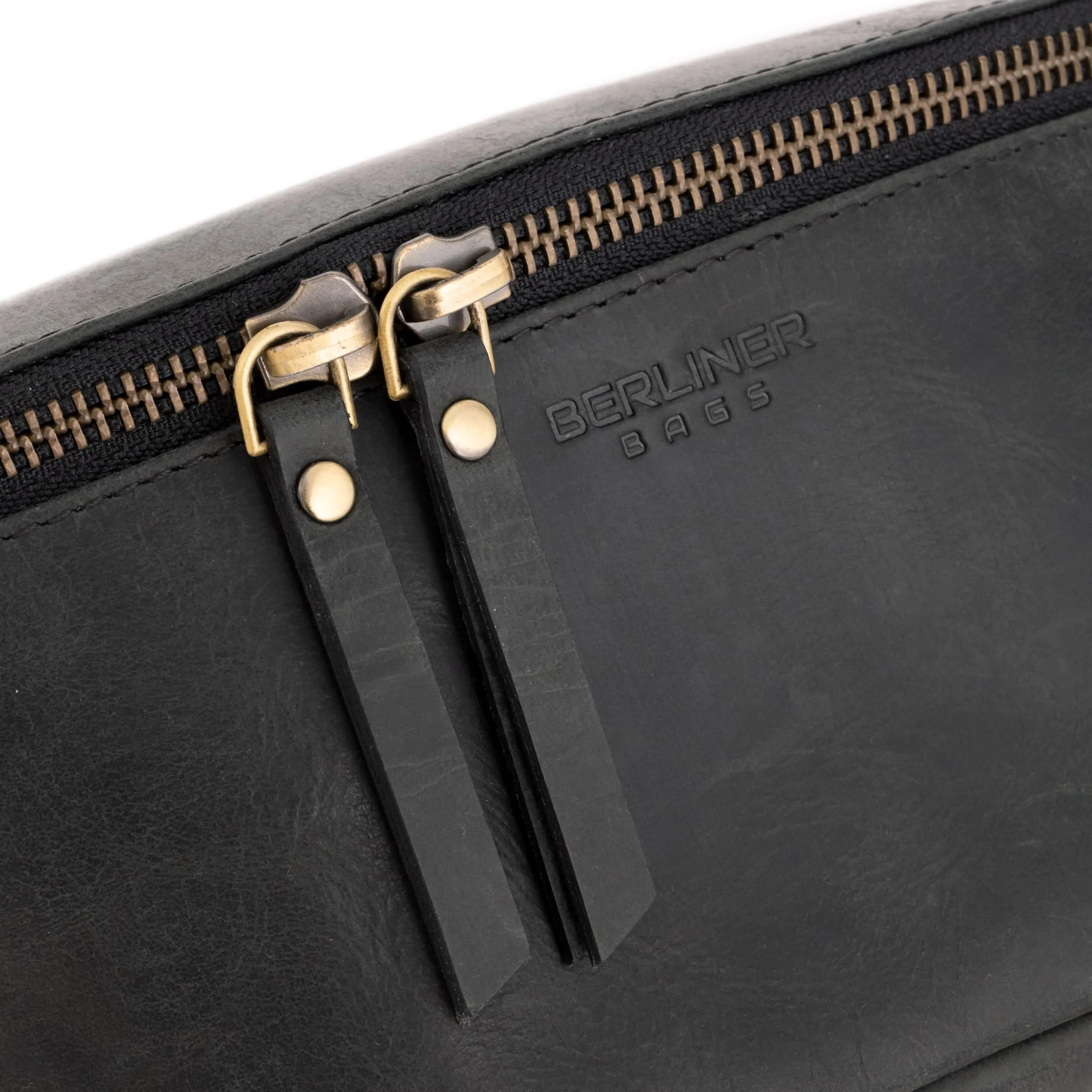 Berliner Bags Marsupio Noah Donna Elegante Uomo Borsa Tracolla Vera Pelle - immagine 3