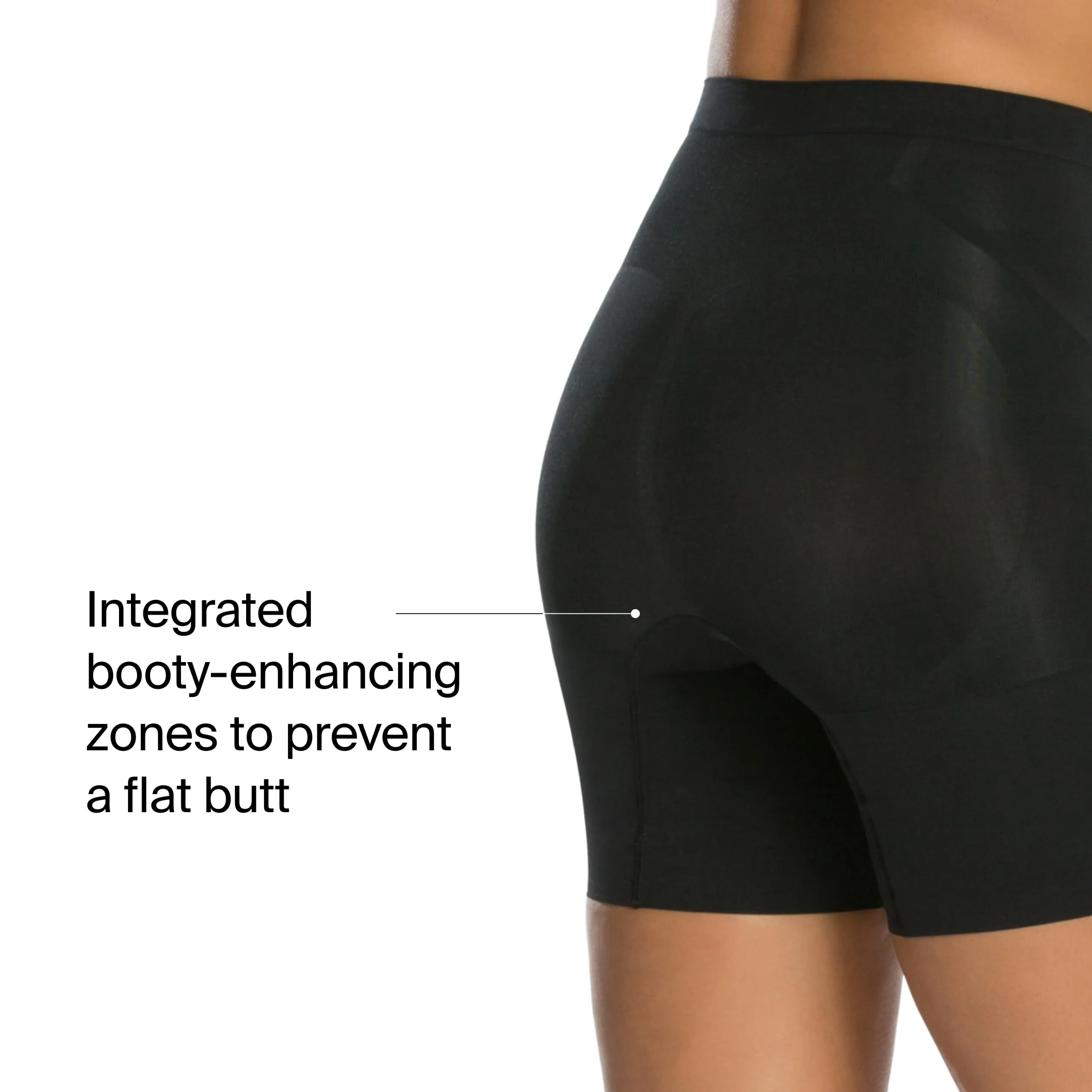 Pantaloncini SpanxSculpt OnCore a metà coscia, potenti e modellanti, compressione di livello 4, vestibilità regolare e confortevole, da donna - immagine 4