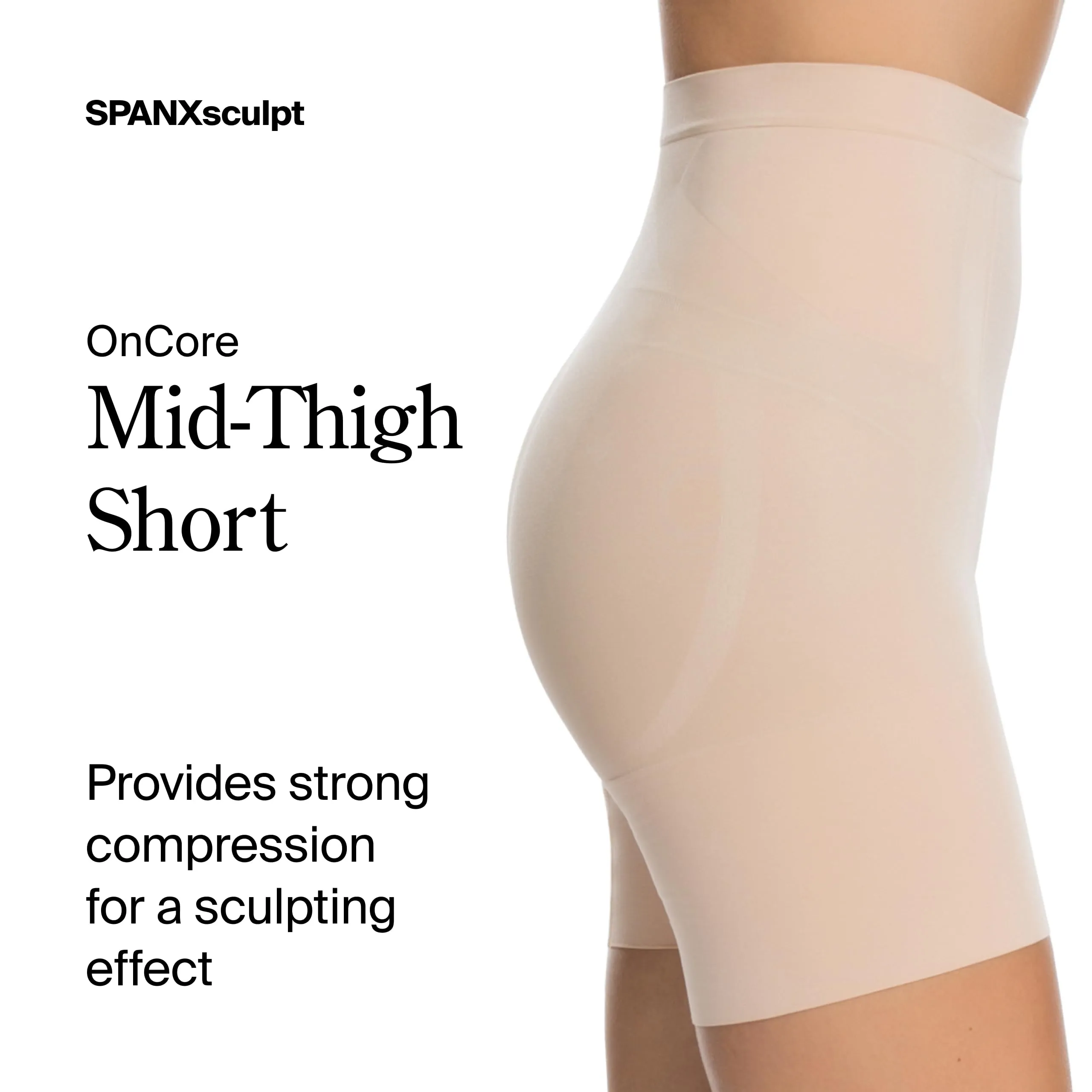 Spanx On Core Pantaloni, Soft Nude, XS Donna - immagine 2