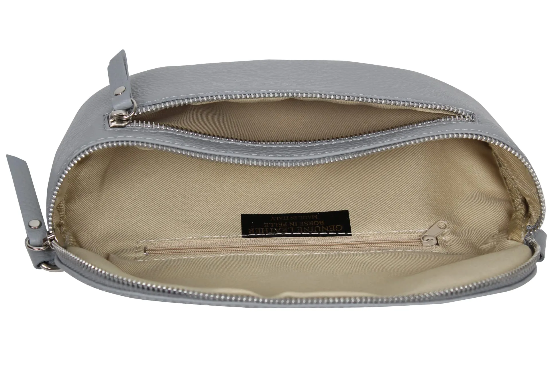 AmbraModa GLX2 - Marsupio unisex piccolo in vera pelle, Colore: arancione., m, Marsupio marsupio, borsa a tracolla - immagine 4