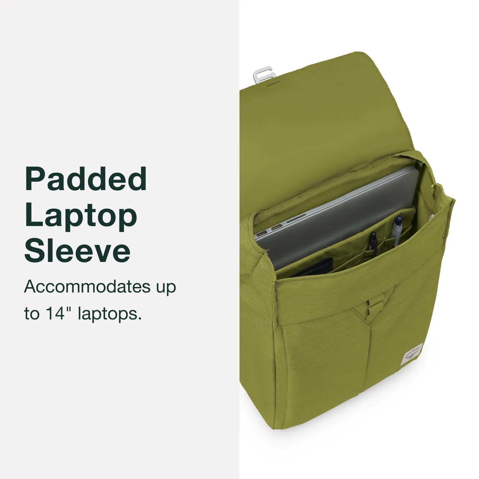 Osprey Arcane Flap Pack Unisex Lifestyle Backpack Matcha Green Heather O/S - immagine 4