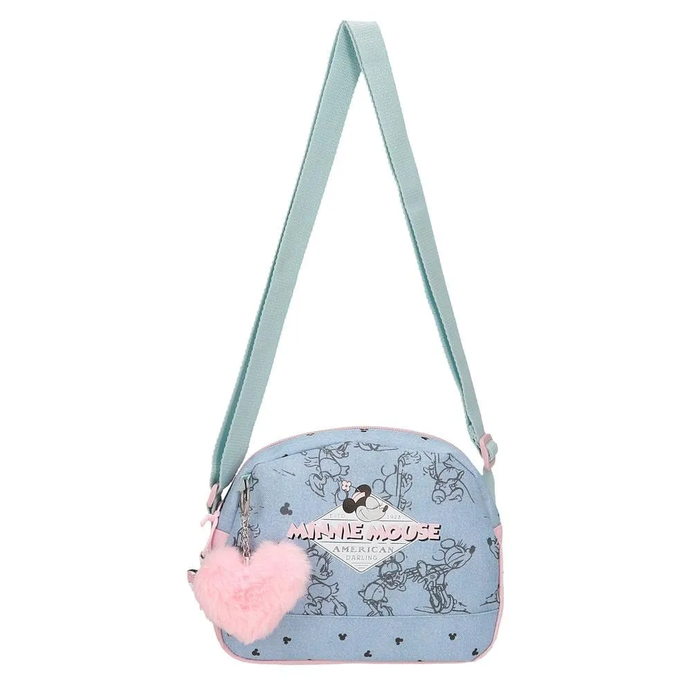 Disney Joumma Bags Minnie American Darling Custodie, tracolla, blu e rosa, organizzare e trasportare le matite e le penne, vari scomparti., blu, Tracolla - immagine 8