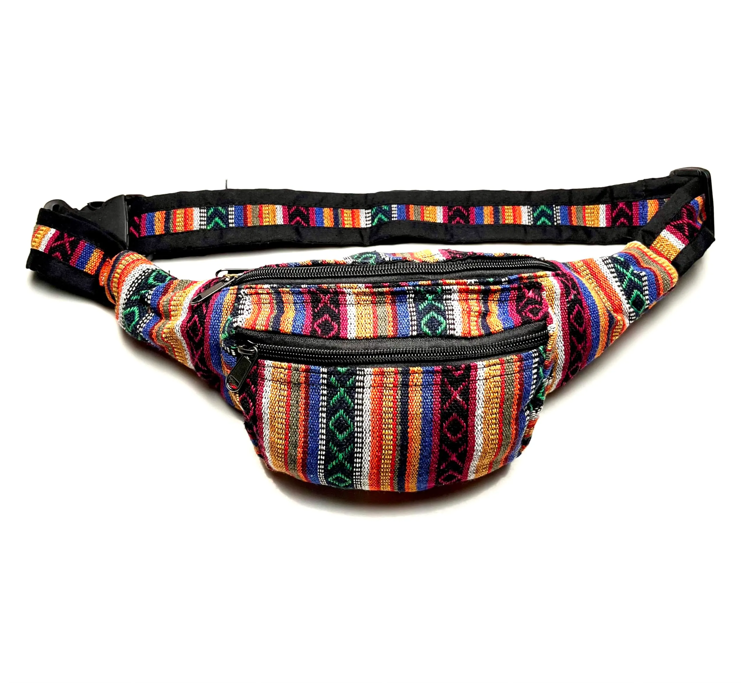 Bolsa hippie Nepal, multicolor 12x20cm - immagine 4