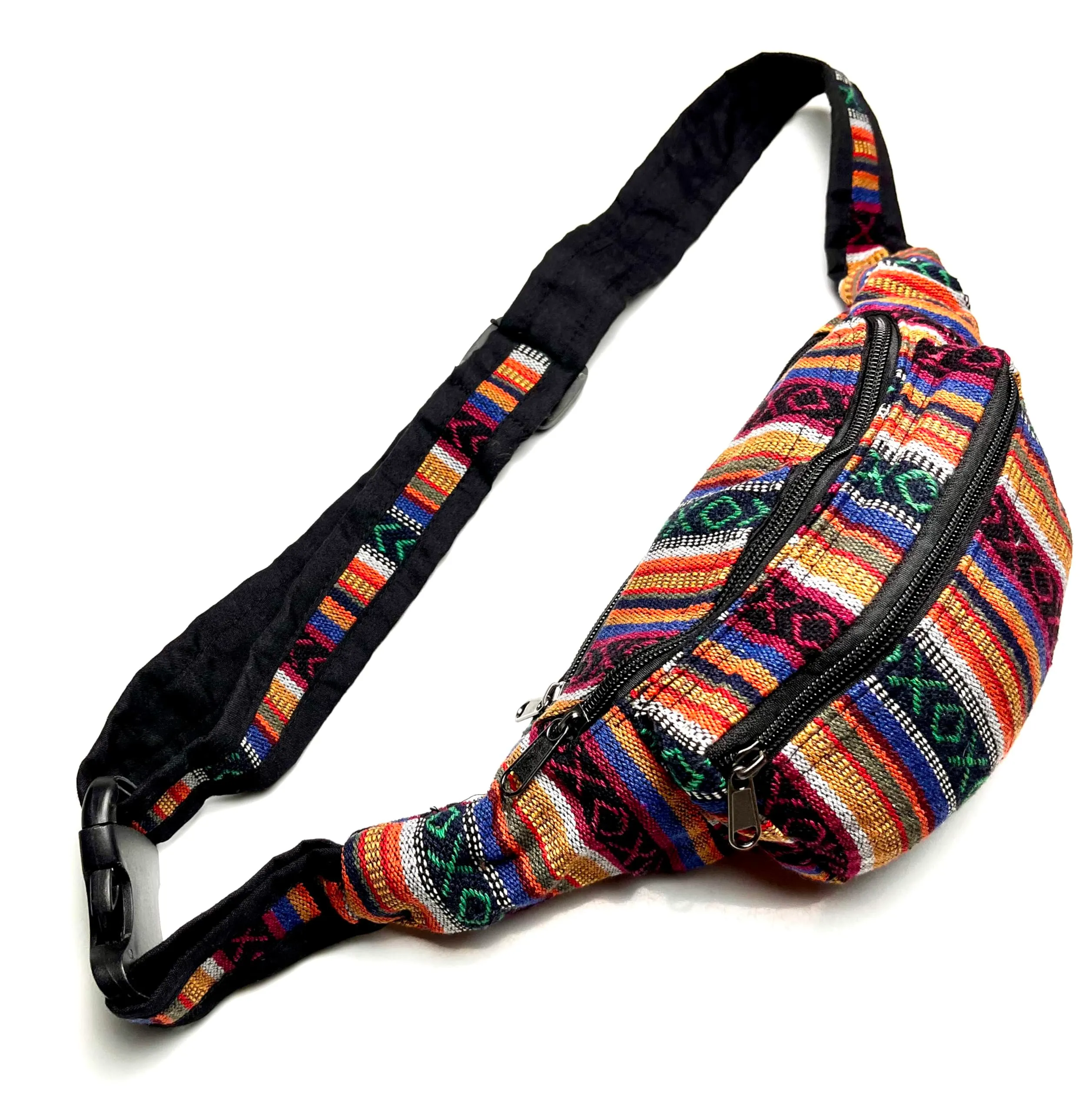 Bolsa hippie Nepal, multicolor 12x20cm - immagine 7