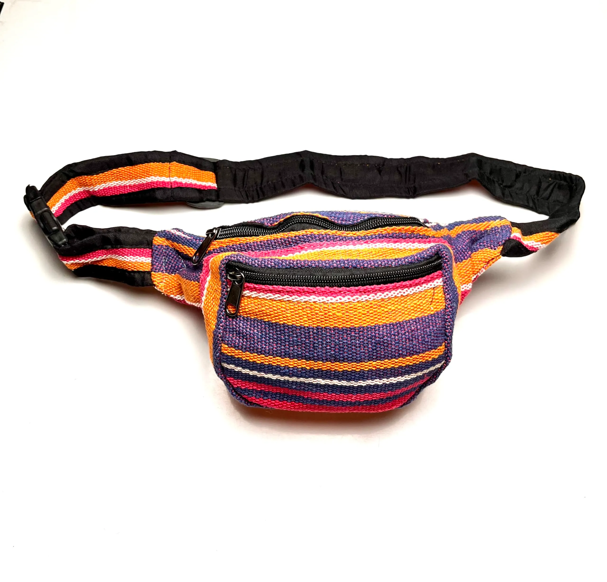 Marsupio Hippie Nepal, Multicolore/arancione, 12x20cm, hippie - immagine 2