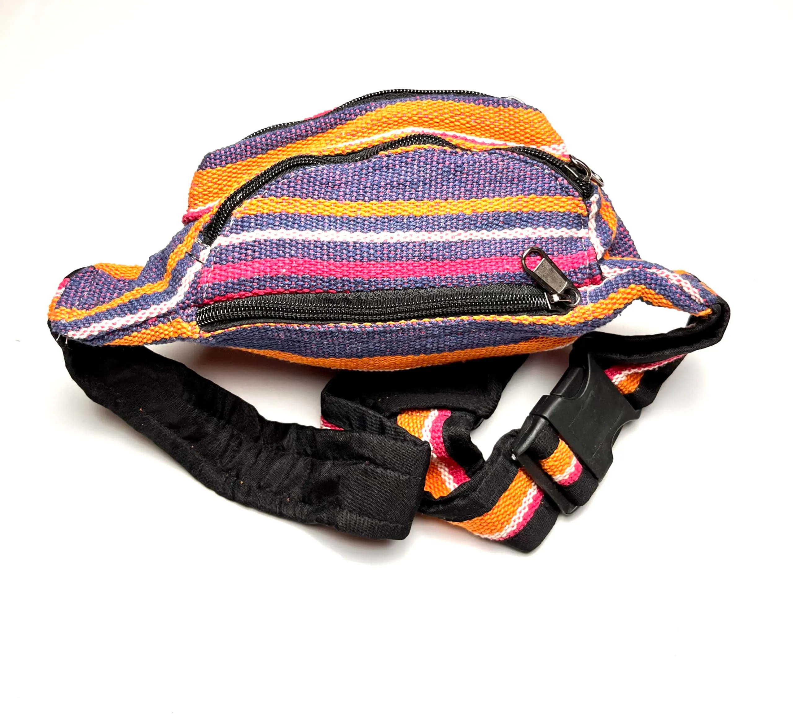 Marsupio Hippie Nepal, Multicolore/arancione, 12x20cm, hippie - immagine 3