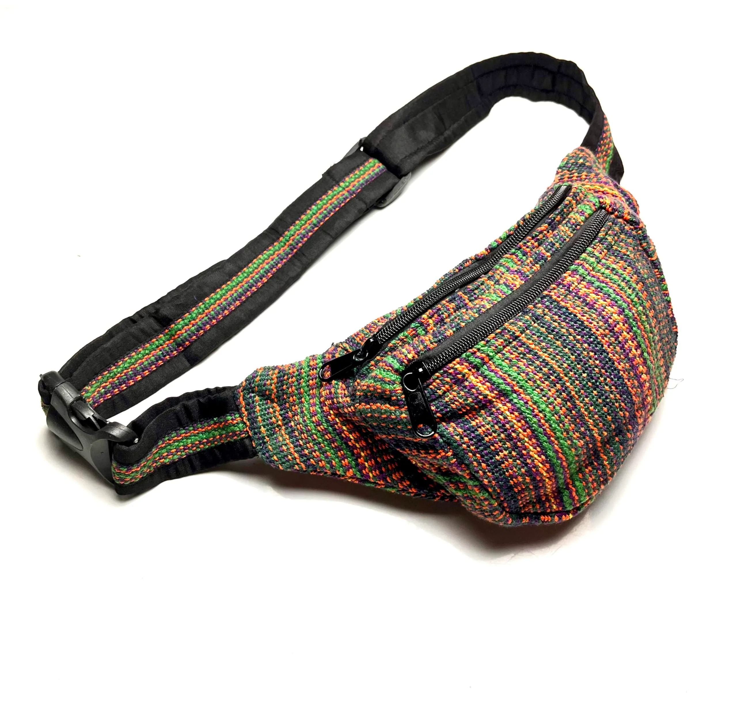 Borsa a cintura stile hippie Nepal, multicolore/verde, Hippie - immagine 1