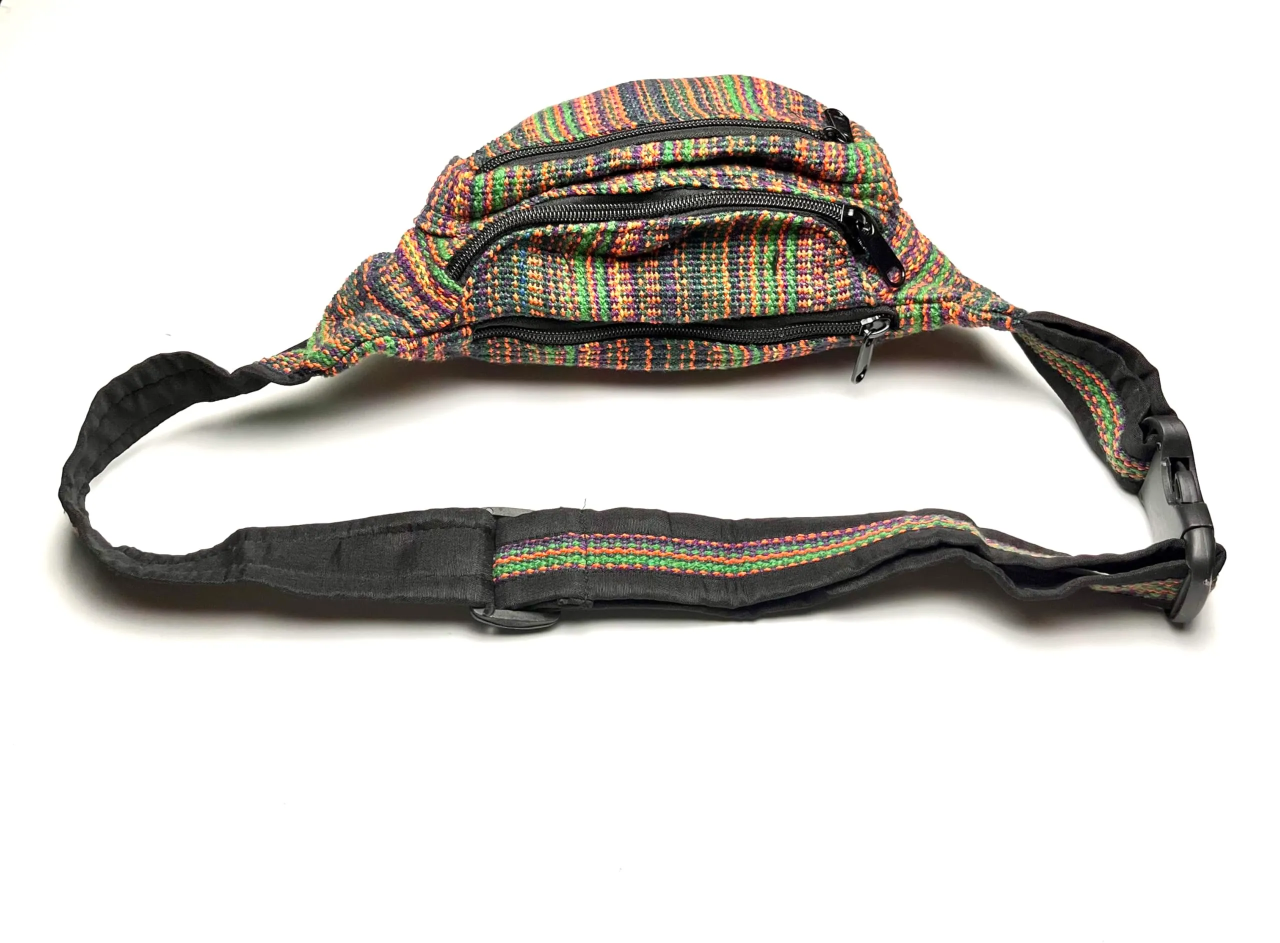 Borsa a cintura stile hippie Nepal, multicolore/verde, Hippie - immagine 3