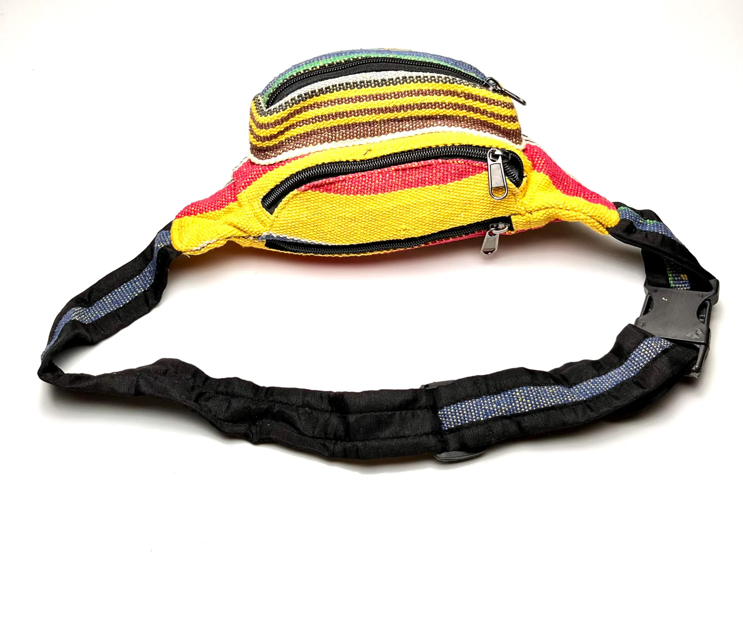 Marsupio Hippie Nepal, Multicolore /Giallo, 12x20cm, hippie - immagine 3