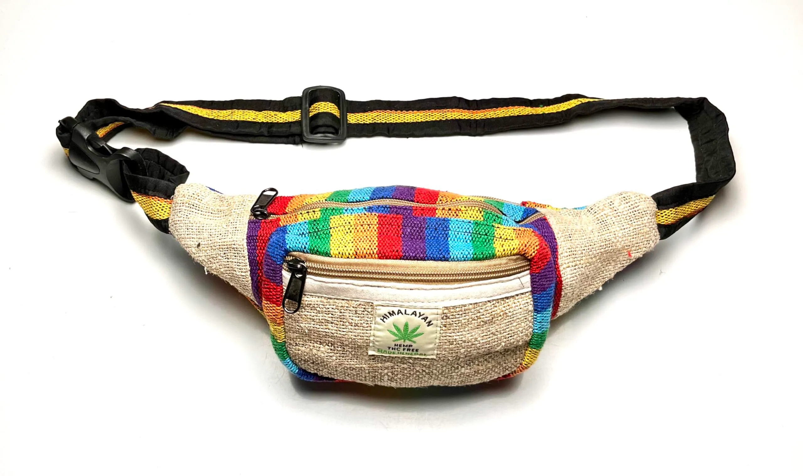 Marsupio Hippie Nepal, arcobaleno, 12x20 cm, hippie - immagine 2