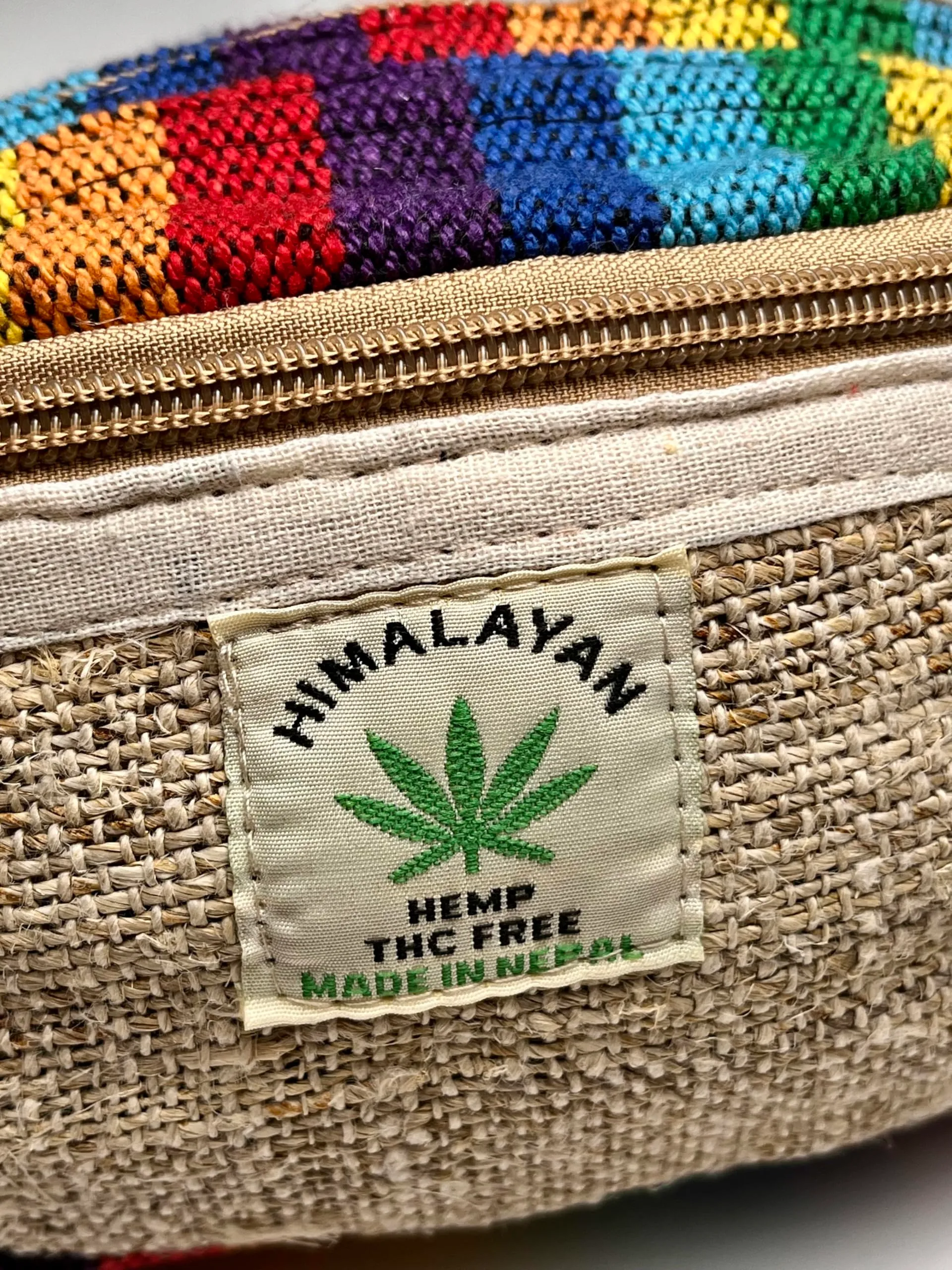 Marsupio Hippie Nepal, arcobaleno, 12x20 cm, hippie - immagine 4
