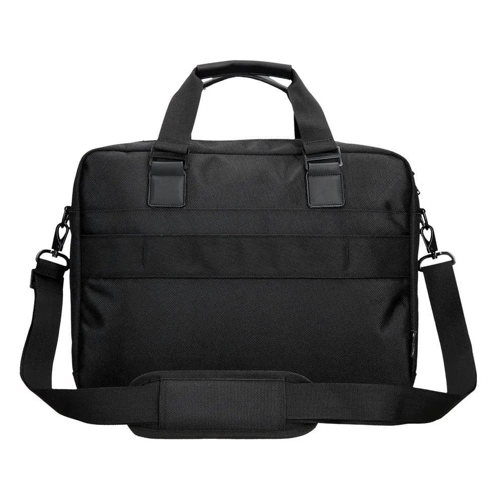 Pepe Jeans Blackmore Carteron per portatile da 15,6 pollici, nero, 40 x 30 x 11 cm poliestere con dettagli in pelle sintetica 13,2 l by Joumma Bags, Nero, Taglia unica, Carteron per portatile - immagine 3