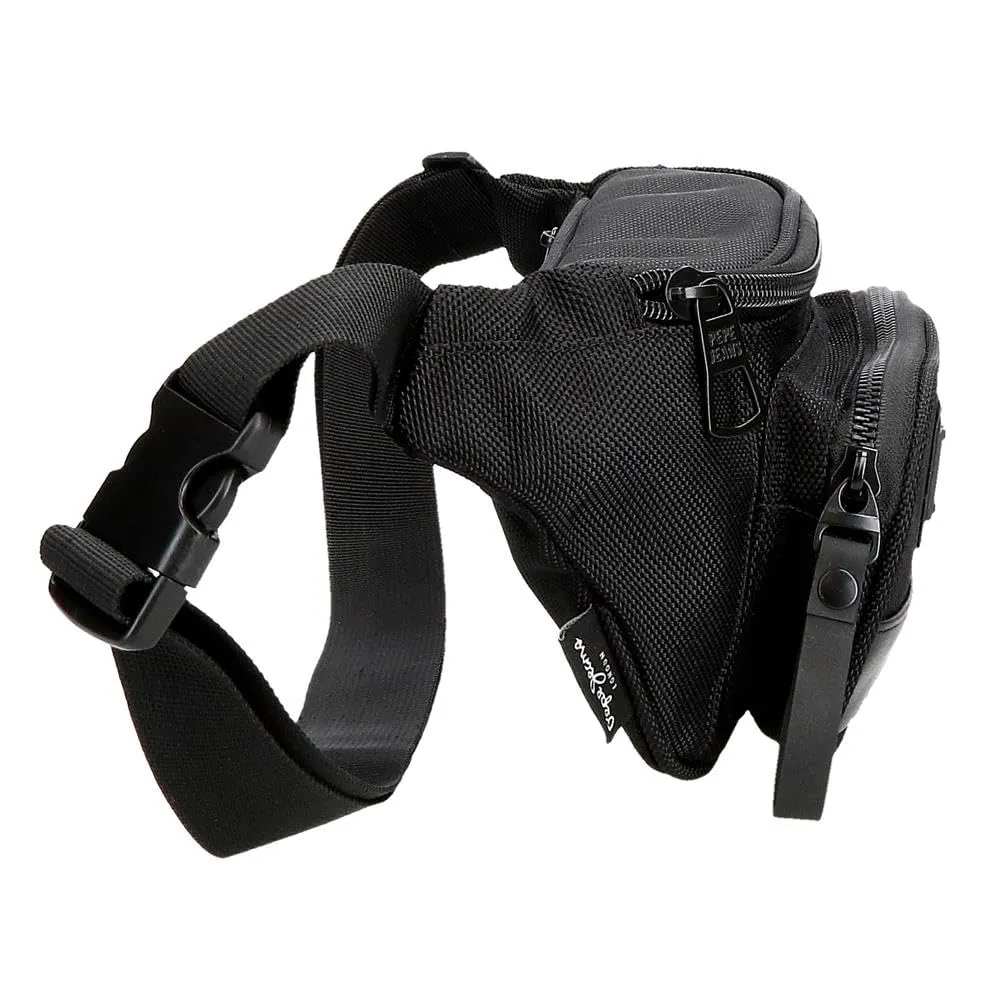 Pepe Jeans Blackmore Marsupio nero 30 x 13 x 5 cm Poliestere con dettagli in pelle sintetica 2,03 L by Joumma Bags, Nero, Taglia unica, Marsupio - immagine 2