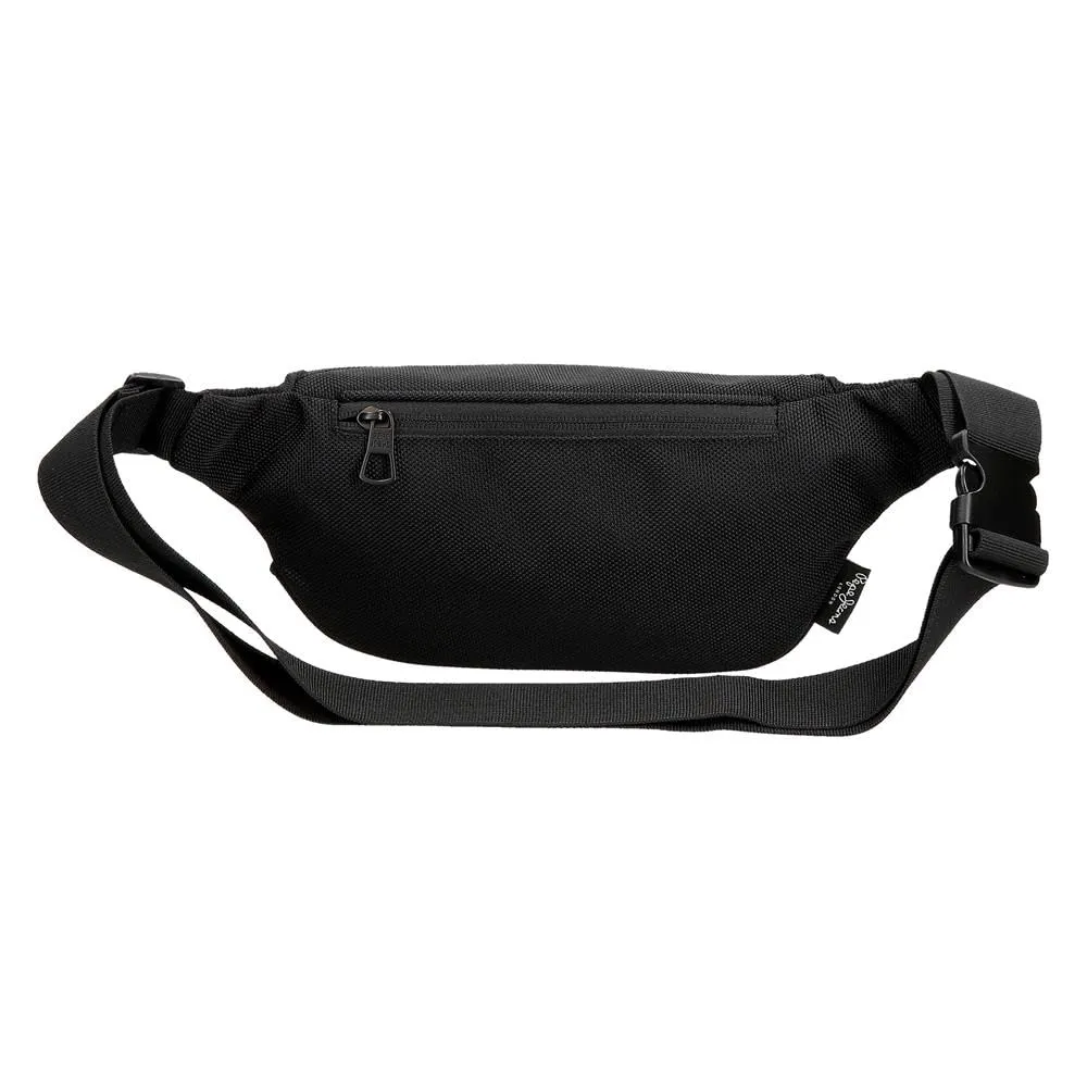 Pepe Jeans Blackmore Marsupio nero 30 x 13 x 5 cm Poliestere con dettagli in pelle sintetica 2,03 L by Joumma Bags, Nero, Taglia unica, Marsupio - immagine 3