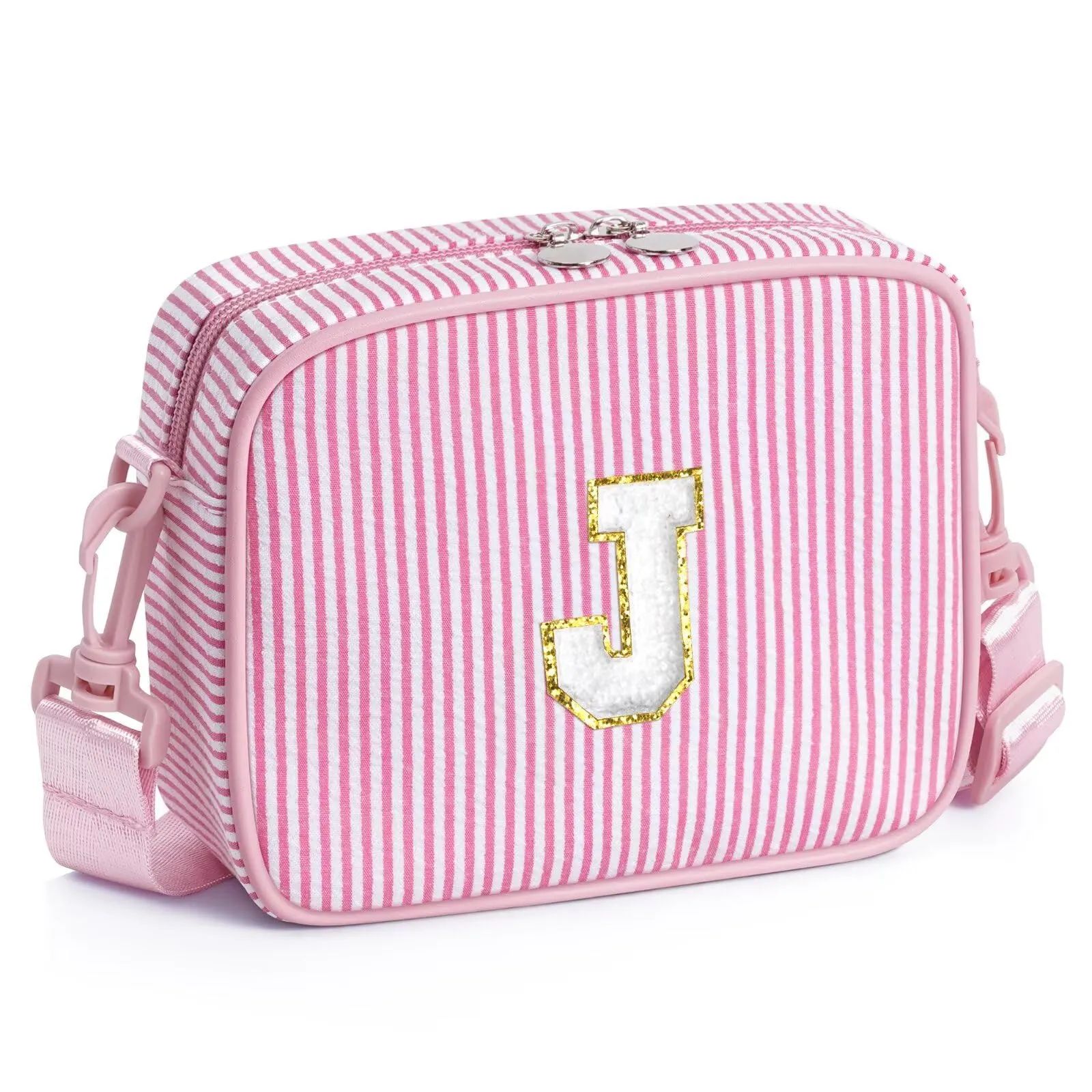 YOOLIFE Borsa a tracolla per bambina, borsa da cintura, borsa da cintura, borsa - regali per ragazze e bambini, Colore: rosa., J - immagine 1
