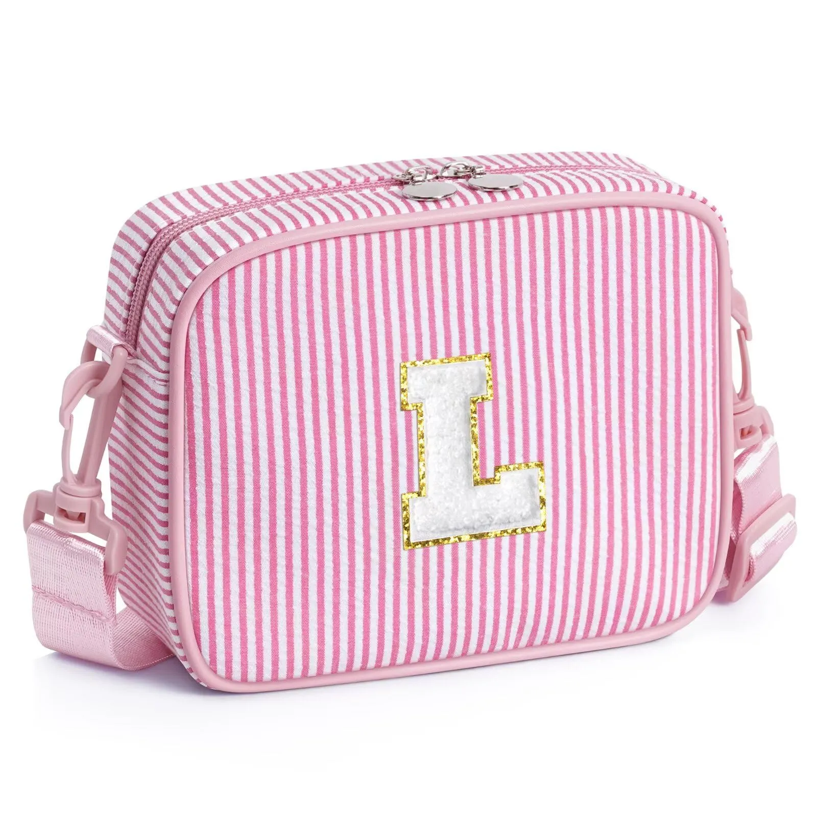 YOOLIFE Borsa a tracolla per bambina, borsa da cintura, borsa da cintura, borsa - regali per ragazze e bambini, Colore: rosa., L - immagine 1