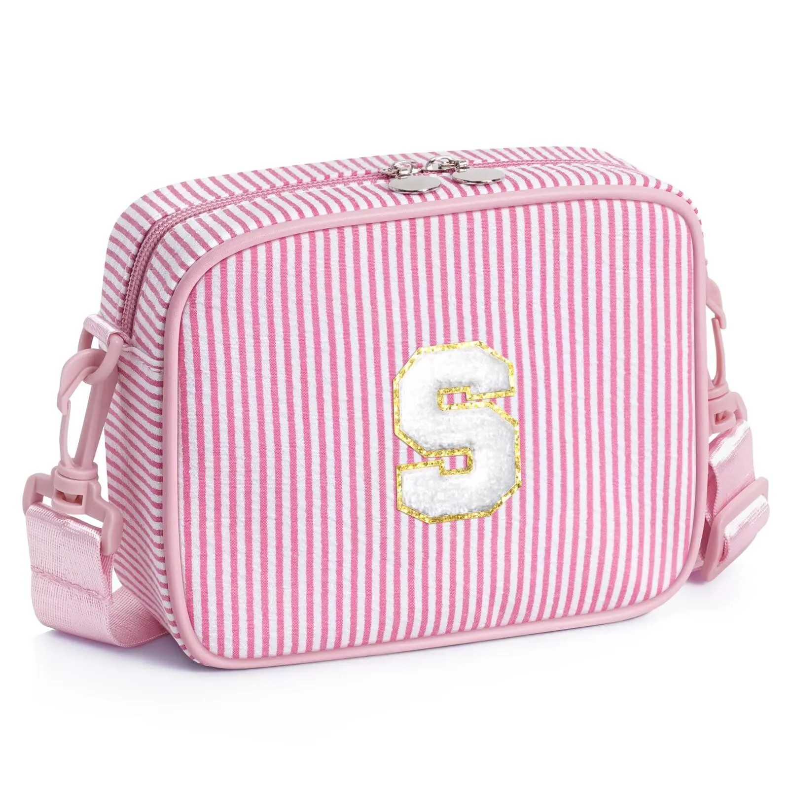 YOOLIFE Borsa a tracolla per bambina, borsa da cintura, borsa da cintura, borsa - regali per ragazze e bambini, Colore: rosa., S - immagine 1
