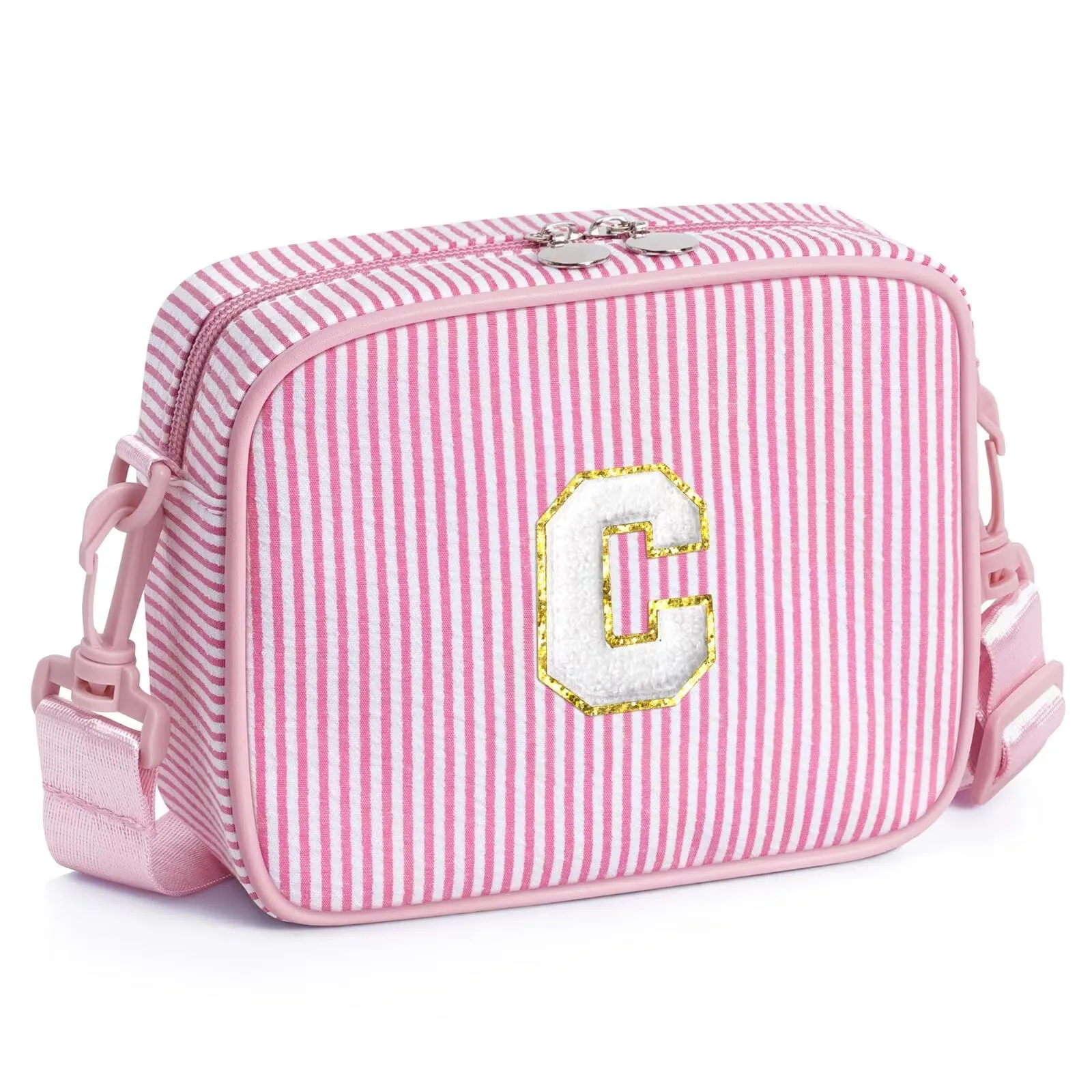 YOOLIFE Borsa a tracolla per bambina, borsa da cintura, borsa da cintura, borsa - regali per ragazze e bambini, Colore: rosa., C - immagine 1