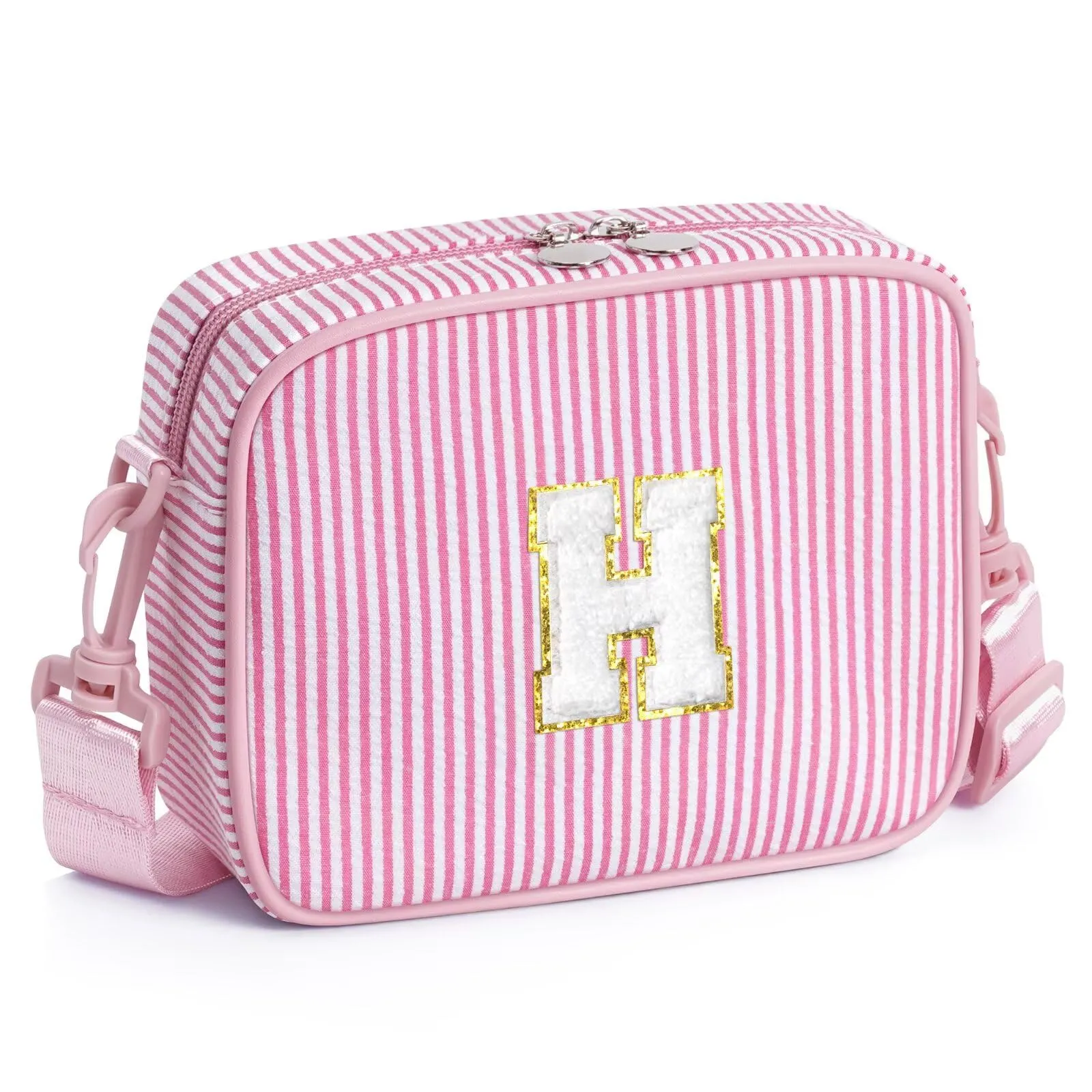 YOOLIFE Borsa a tracolla per bambina, borsa da cintura, borsa da cintura, borsa - regali per ragazze e bambini, Colore: rosa., H - immagine 1