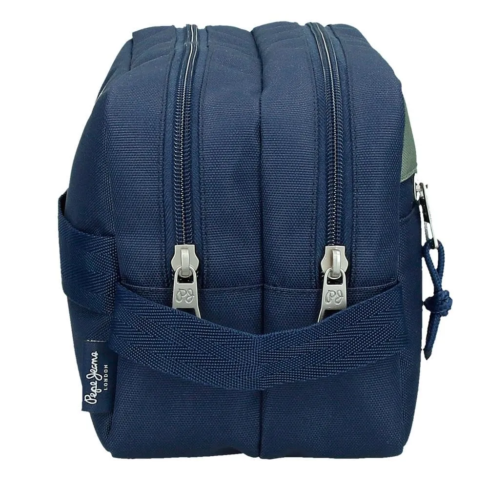 Pepe Jeans Arwyn Neceser Dos Compartimentos Adaptable Marino 26x16x12 cm Poliestere 4,99L di Joumma Bags - immagine 2