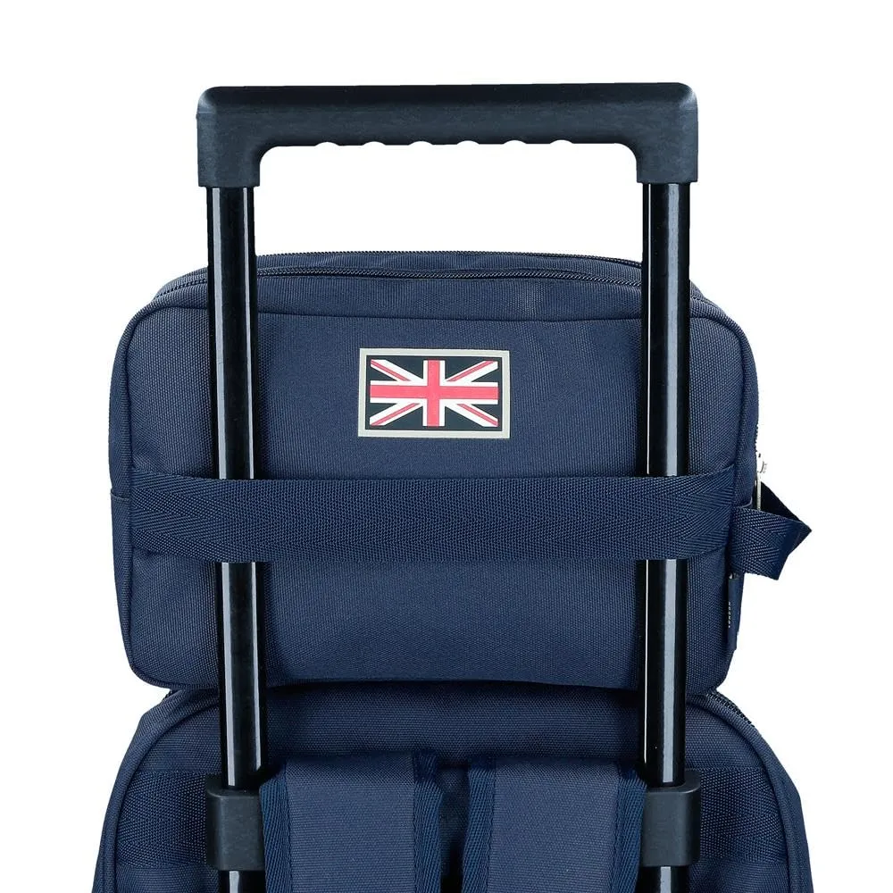 Pepe Jeans Arwyn Neceser Dos Compartimentos Adaptable Marino 26x16x12 cm Poliestere 4,99L di Joumma Bags - immagine 9