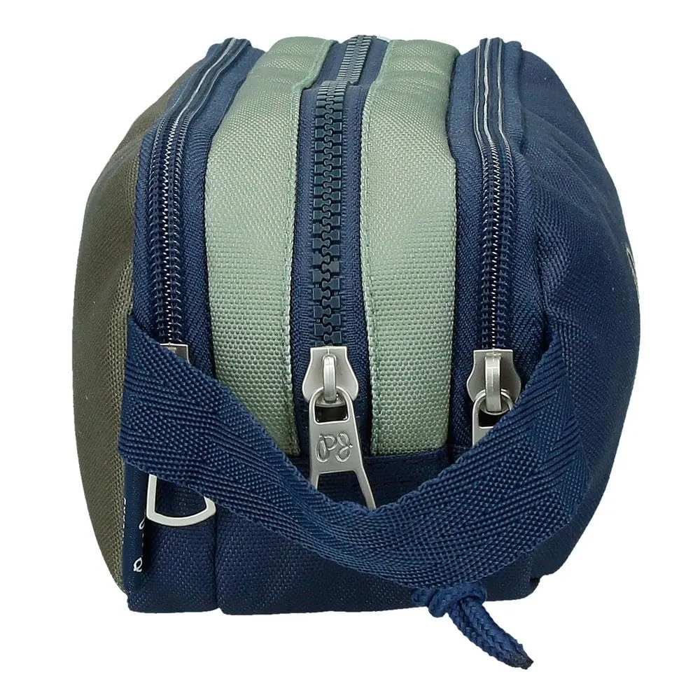 Pepe Jeans Arwyn Estuche Triple Marino 22x10x9 cm Poliestere 1,98L di Joumma Bags - immagine 2
