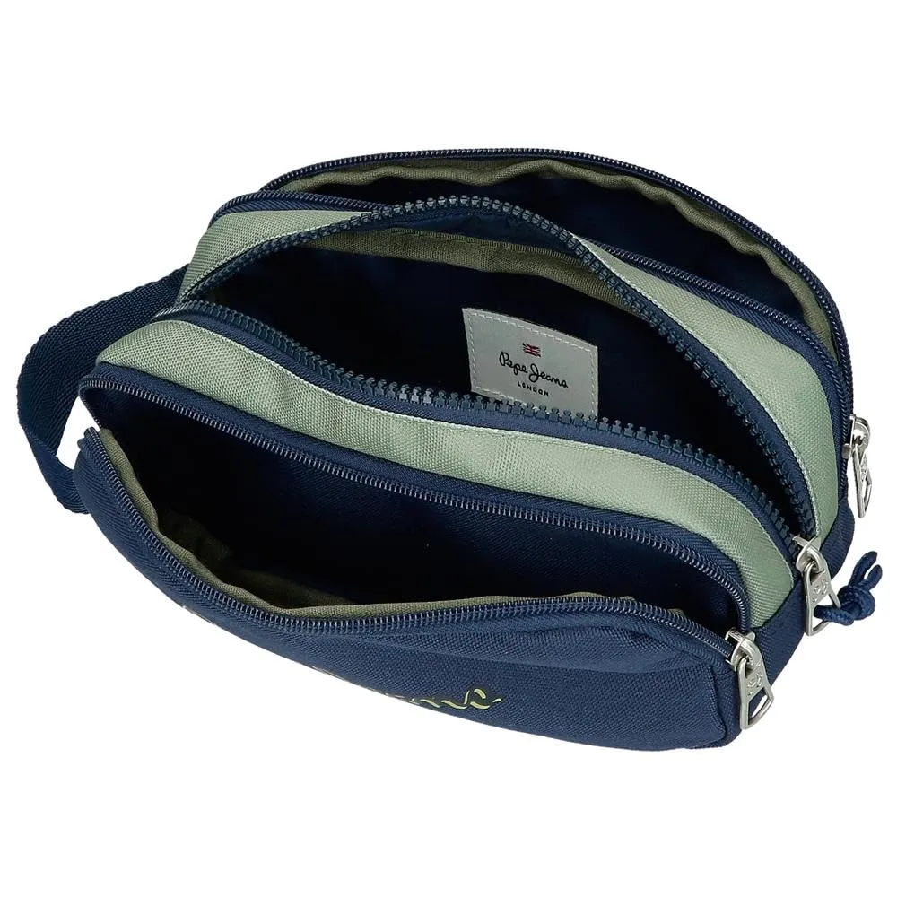 Pepe Jeans Arwyn Estuche Triple Marino 22x10x9 cm Poliestere 1,98L di Joumma Bags - immagine 4