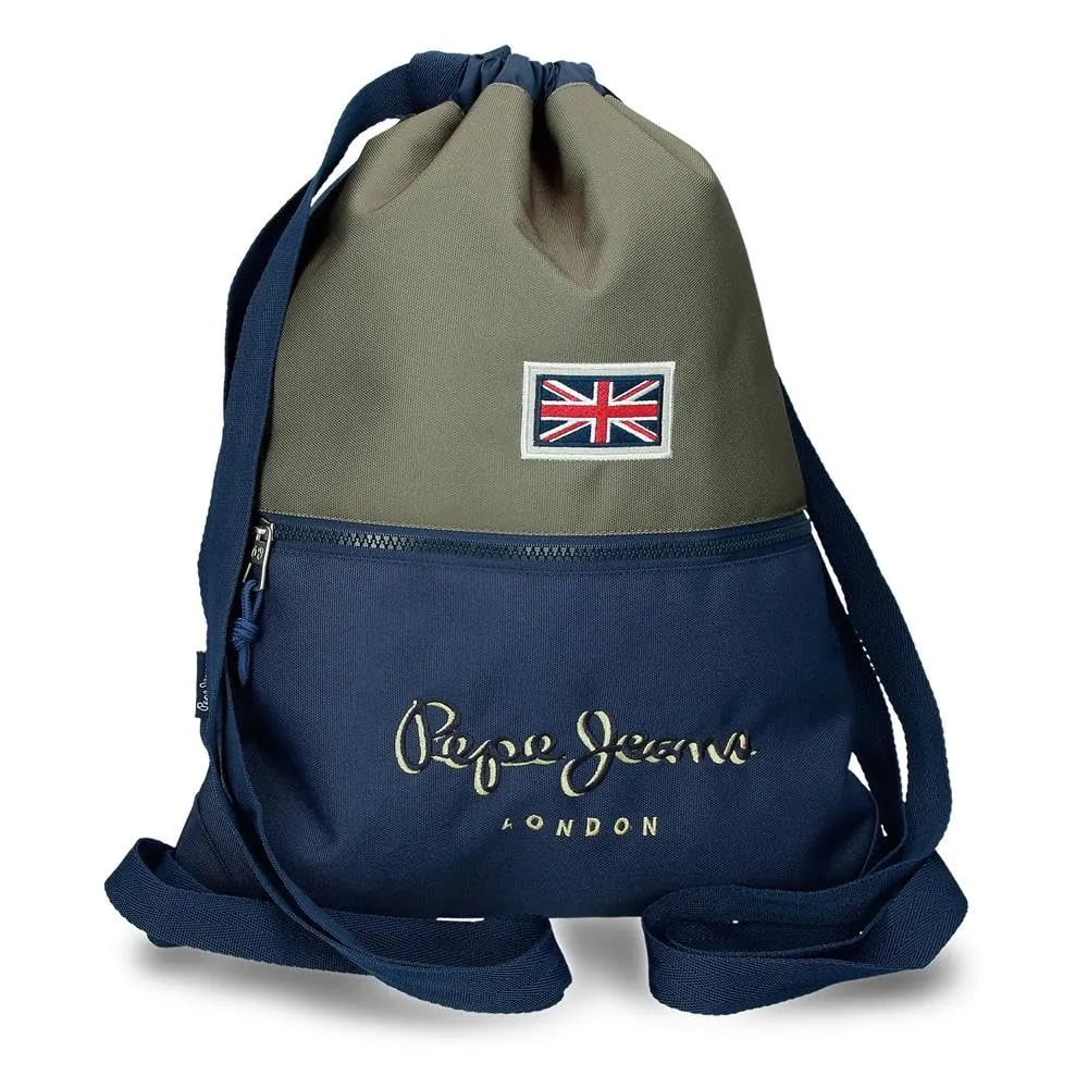 Pepe Jeans Arwyn Blu Navy Zaino con Zip 35x46x1 cm Poliestere 1.61L di Joumma Bags - immagine 1