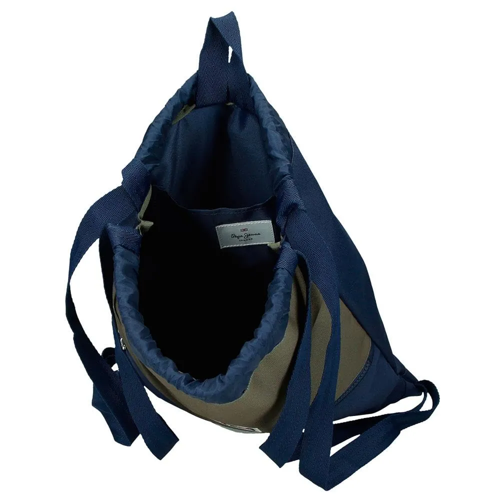 Pepe Jeans Arwyn Blu Navy Zaino con Zip 35x46x1 cm Poliestere 1.61L di Joumma Bags - immagine 4